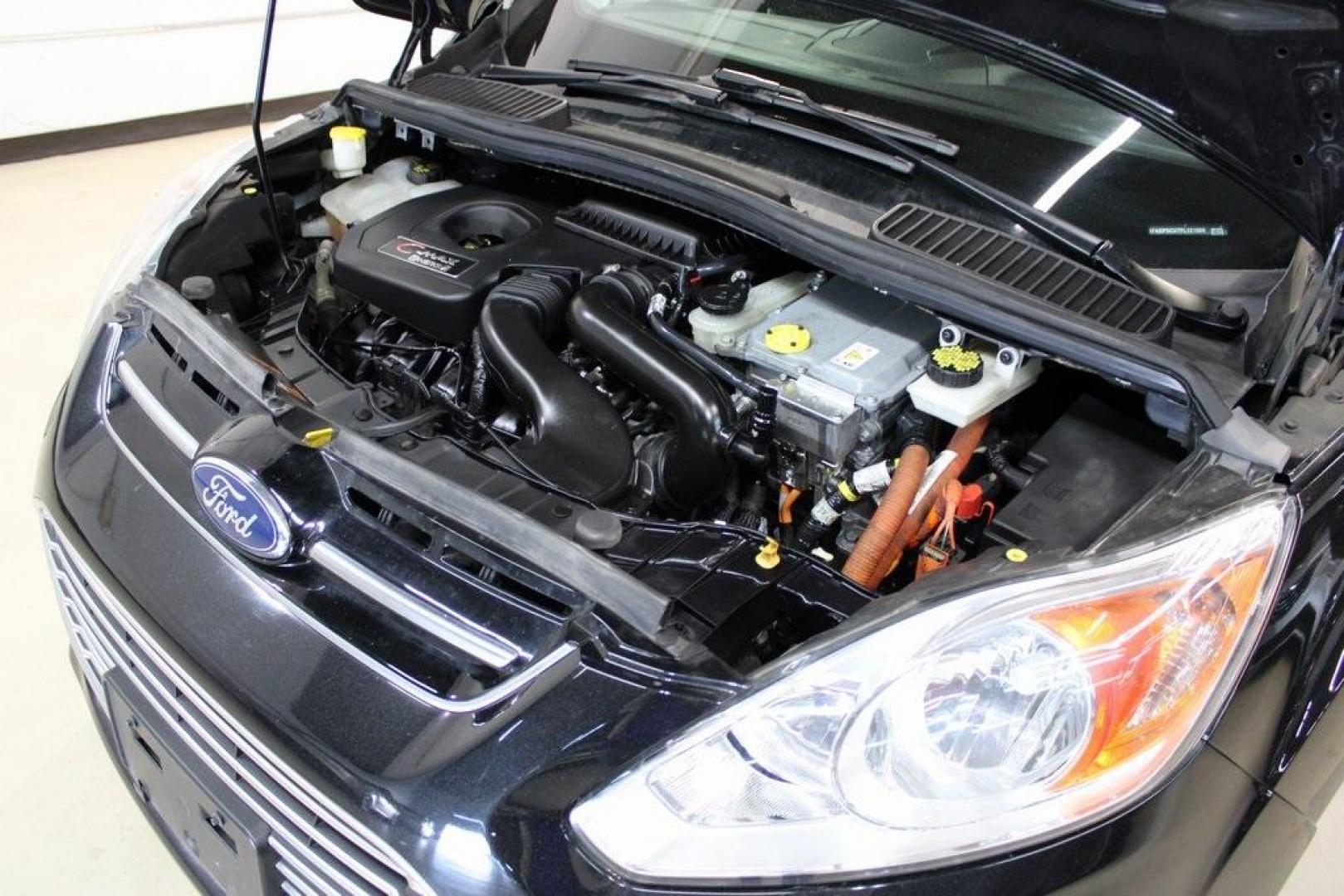 2015 Tuxedo Black /Black Ford C-Max Energi SEL (1FADP5CU7FL) with an I4 Hybrid engine, CVT transmission, located at 15300 Midway Rd., Addison, TX, 75001, (972) 702-0011, 32.958321, -96.838074 - Photo#32