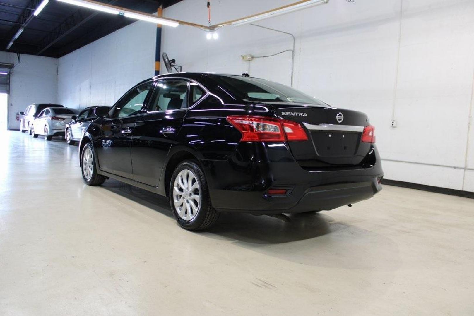 2019 Super Black /Charcoal Nissan Sentra SV (3N1AB7AP7KY) with an 1.8L 4-Cylinder DOHC 16V engine, CVT transmission, located at 15300 Midway Rd., Addison, TX, 75001, (972) 702-0011, 32.958321, -96.838074 - Photo#1
