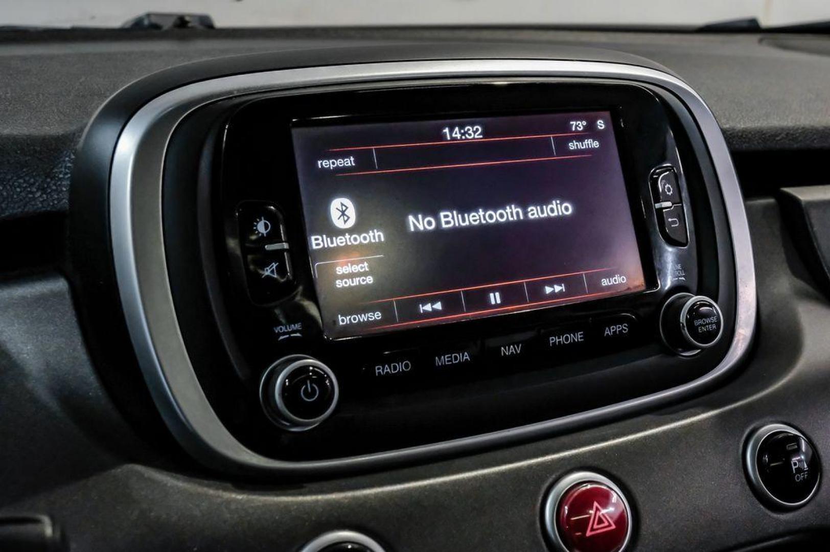 2017 Rosso Passione (Red Hypnotique Clear Coat) /Black Fiat 500X Trekking (ZFBCFXCB2HP) with an 2.4L I4 MultiAir engine, Automatic transmission, located at 15300 Midway Rd., Addison, TX, 75001, (972) 702-0011, 32.958321, -96.838074 - Photo#28