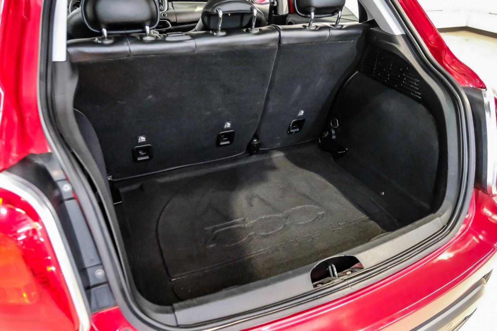 2017 Rosso Passione (Red Hypnotique Clear Coat) /Black Fiat 500X Trekking (ZFBCFXCB2HP) with an 2.4L I4 MultiAir engine, Automatic transmission, located at 15300 Midway Rd., Addison, TX, 75001, (972) 702-0011, 32.958321, -96.838074 - Photo#52