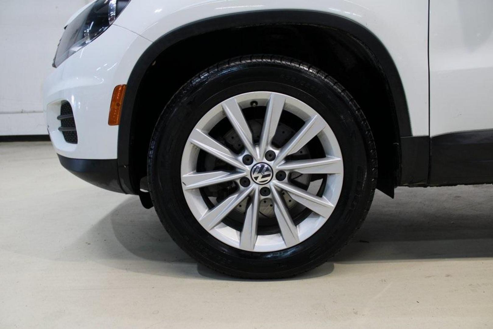 2017 Pure White Volkswagen Tiguan 2.0T S (WVGAV7AX1HK) with an 2.0L TSI DOHC engine, Automatic transmission, located at 15300 Midway Rd., Addison, TX, 75001, (972) 702-0011, 32.958321, -96.838074 - Photo#12