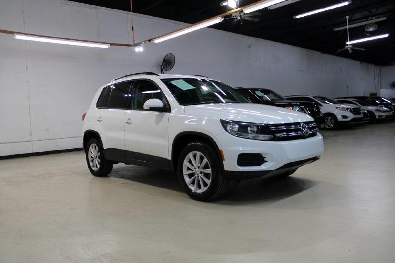 2017 Pure White Volkswagen Tiguan 2.0T S (WVGAV7AX1HK) with an 2.0L TSI DOHC engine, Automatic transmission, located at 15300 Midway Rd., Addison, TX, 75001, (972) 702-0011, 32.958321, -96.838074 - Photo#6