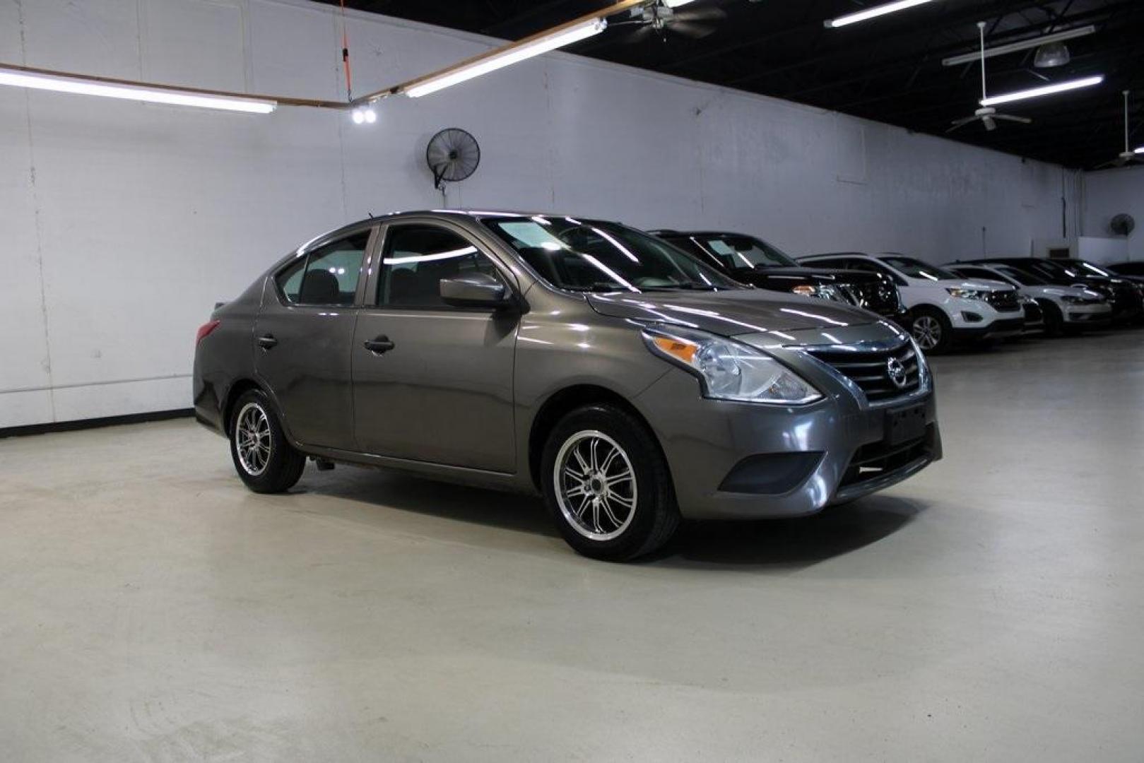 2017 Titanium /Charcoal Nissan Versa 1.6 S Plus (3N1CN7AP9HL) with an 1.6L I4 DOHC 16V engine, CVT transmission, located at 15300 Midway Rd., Addison, TX, 75001, (972) 702-0011, 32.958321, -96.838074 - Introducing the 2017 Nissan Versa 1.6 SV, now available at Midway Auto Group in Addison, Texas. This compact sedan offers a blend of efficiency, comfort, and modern features, making it an excellent choice for daily commutes and city driving.<br>BidFax<br><br>Key Features:<br><br>Engine: 1.6L I4 DOHC - Photo#8