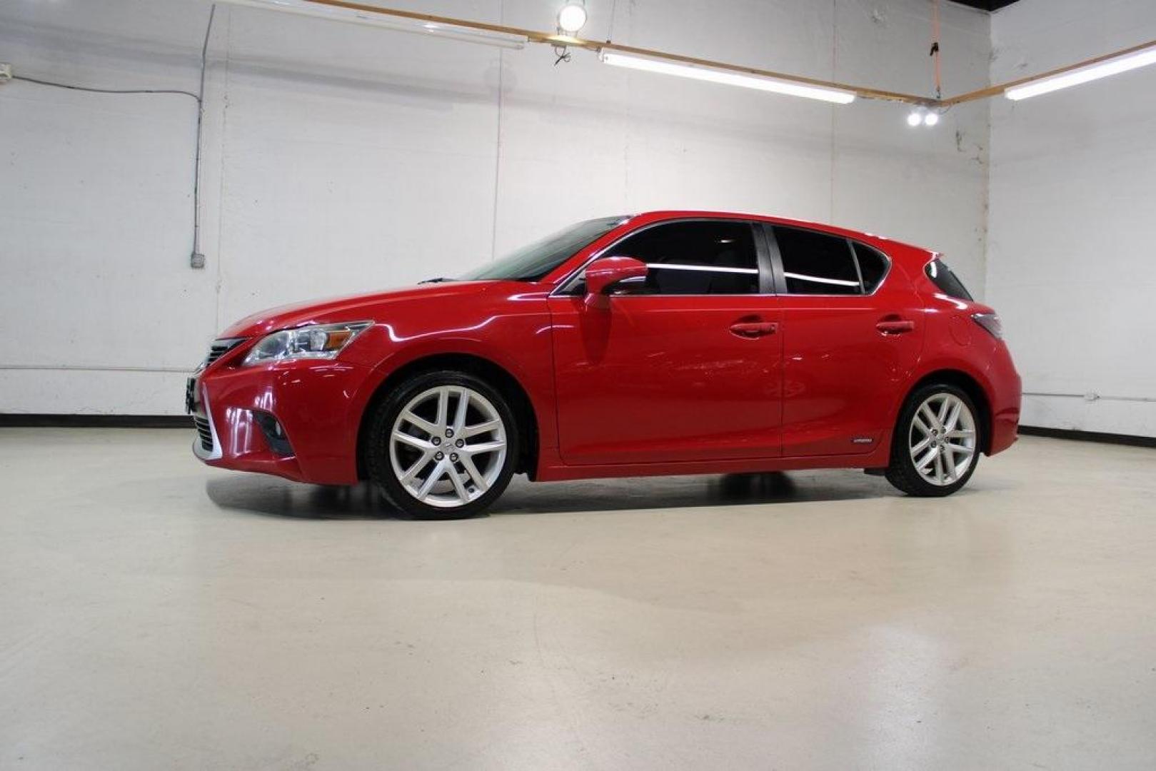 2014 Red /Flaxen Lexus CT 200h (JTHKD5BH8E2) with an 1.8L 4-Cylinder DOHC 16V VVT-i engine, CVT transmission, located at 15300 Midway Rd., Addison, TX, 75001, (972) 702-0011, 32.958321, -96.838074 - Introducing the 2014 Lexus CT 200h, now available at Midway Auto Group in Addison, Texas. This luxury compact hatchback seamlessly combines eco-friendly performance with refined styling, offering an exceptional driving experience for those who value efficiency without compromising on sophistication. - Photo#4