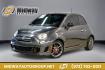 2015 Granito Lucente (Granite Crystal) /Black Fiat 500 Abarth (3C3CFFFH5FT) with an 1.4L I4 16V MultiAir Turbocharged engine, Automatic transmission, located at 15300 Midway Rd., Addison, TX, 75001, (972) 702-0011, 32.958321, -96.838074 - Photo#0