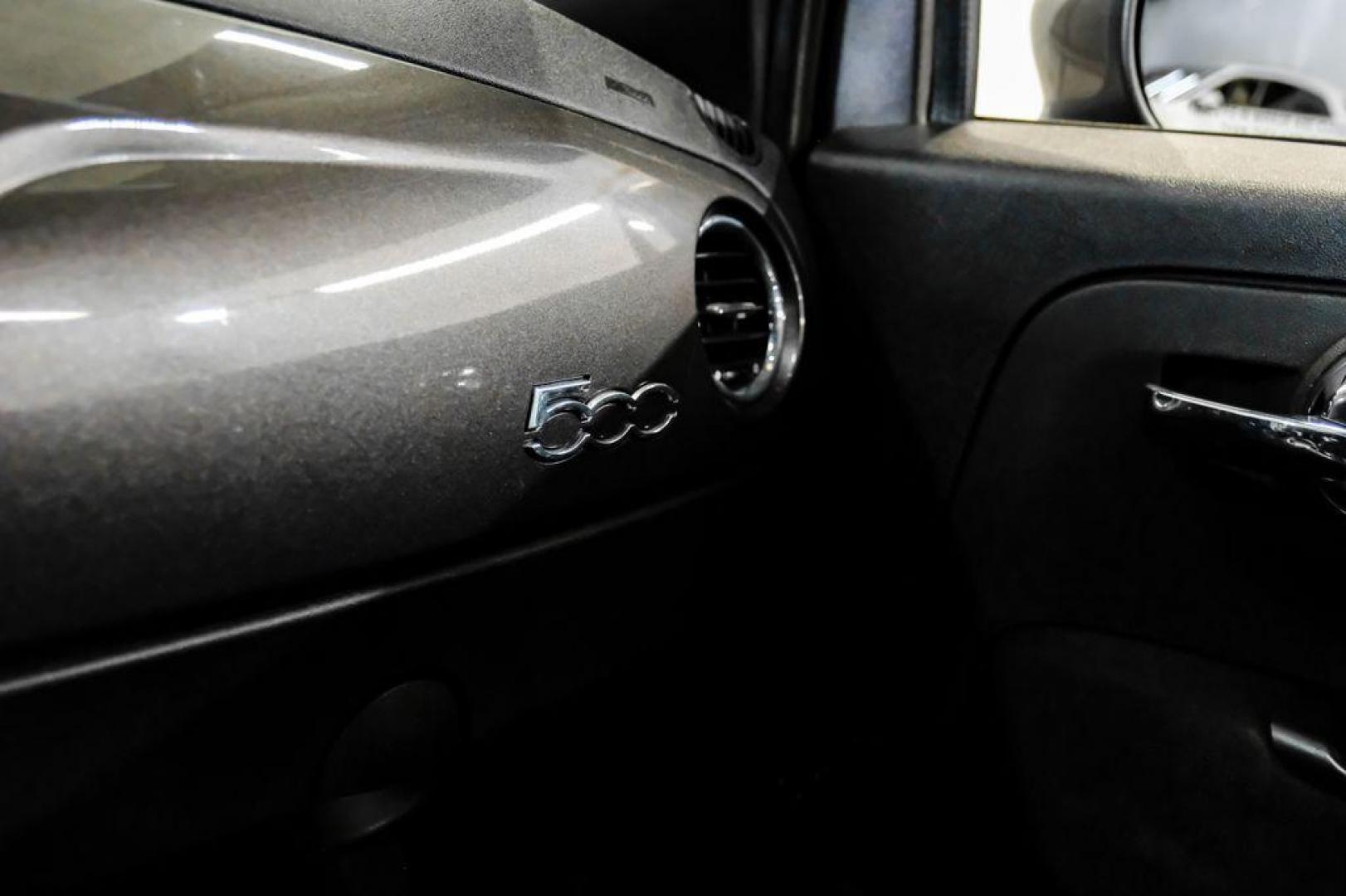 2015 Granito Lucente (Granite Crystal) /Black Fiat 500 Abarth (3C3CFFFH5FT) with an 1.4L I4 16V MultiAir Turbocharged engine, Automatic transmission, located at 15300 Midway Rd., Addison, TX, 75001, (972) 702-0011, 32.958321, -96.838074 - Photo#21