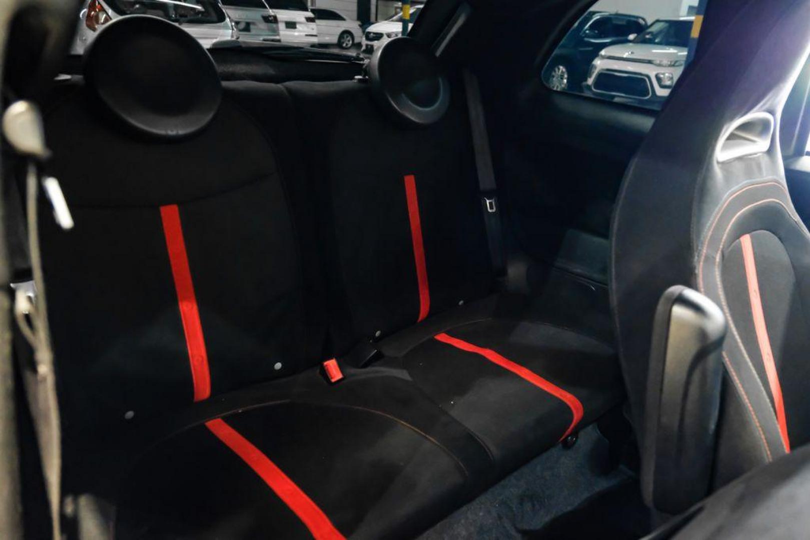 2015 Granito Lucente (Granite Crystal) /Black Fiat 500 Abarth (3C3CFFFH5FT) with an 1.4L I4 16V MultiAir Turbocharged engine, Automatic transmission, located at 15300 Midway Rd., Addison, TX, 75001, (972) 702-0011, 32.958321, -96.838074 - Photo#26