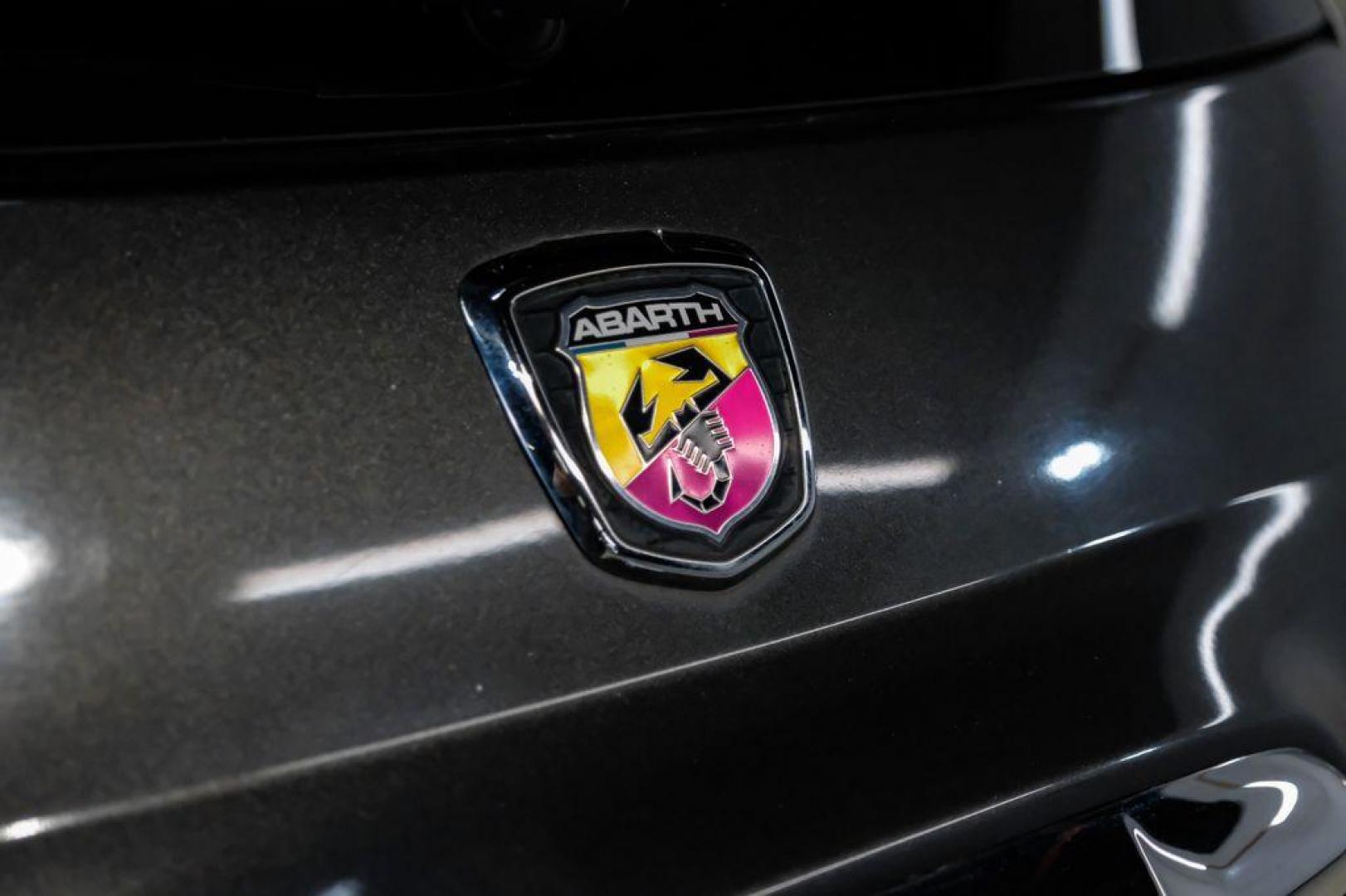 2015 Granito Lucente (Granite Crystal) /Black Fiat 500 Abarth (3C3CFFFH5FT) with an 1.4L I4 16V MultiAir Turbocharged engine, Automatic transmission, located at 15300 Midway Rd., Addison, TX, 75001, (972) 702-0011, 32.958321, -96.838074 - Photo#34