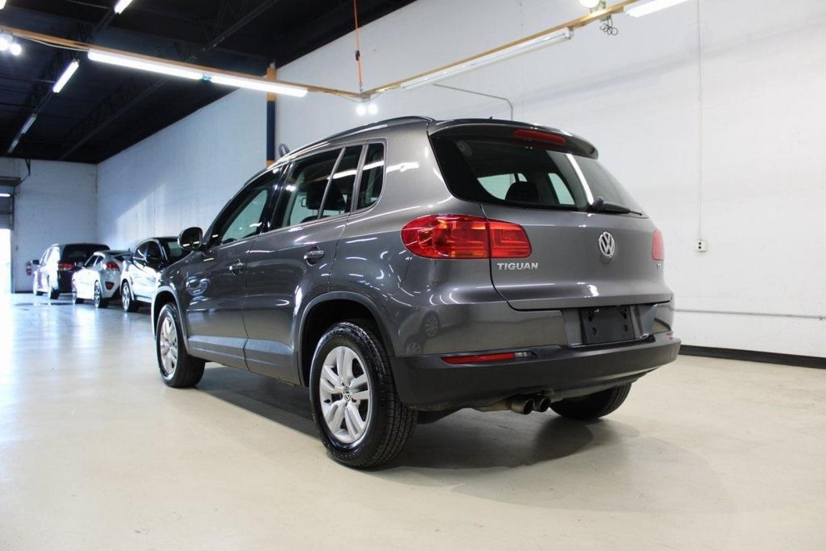 2016 Pepper / Gray /Charcoal Black Volkswagen Tiguan S (WVGAV7AX2GW) with an 2.0L 4-Cylinder Turbocharged engine, Automatic transmission, located at 15300 Midway Rd., Addison, TX, 75001, (972) 702-0011, 32.958321, -96.838074 - Photo#3