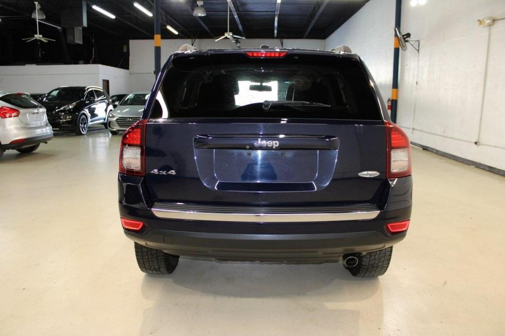2016 True Blue Pearlcoat /Gray Jeep Compass High Altitude (1C4NJDEB3GD) with an 2.4L I4 DOHC 16V Dual VVT engine, Automatic transmission, located at 15300 Midway Rd., Addison, TX, 75001, (972) 702-0011, 32.958321, -96.838074 - Introducing the 2016 Jeep Compass High Altitude, now available at Midway Auto Group in Addison, Texas. This versatile SUV combines rugged capability with refined comfort, making it an excellent choice for both urban commutes and weekend adventures.<br><br>Key Features:<br><br>Engine: 2.4L I4 DOHC 16 - Photo#9