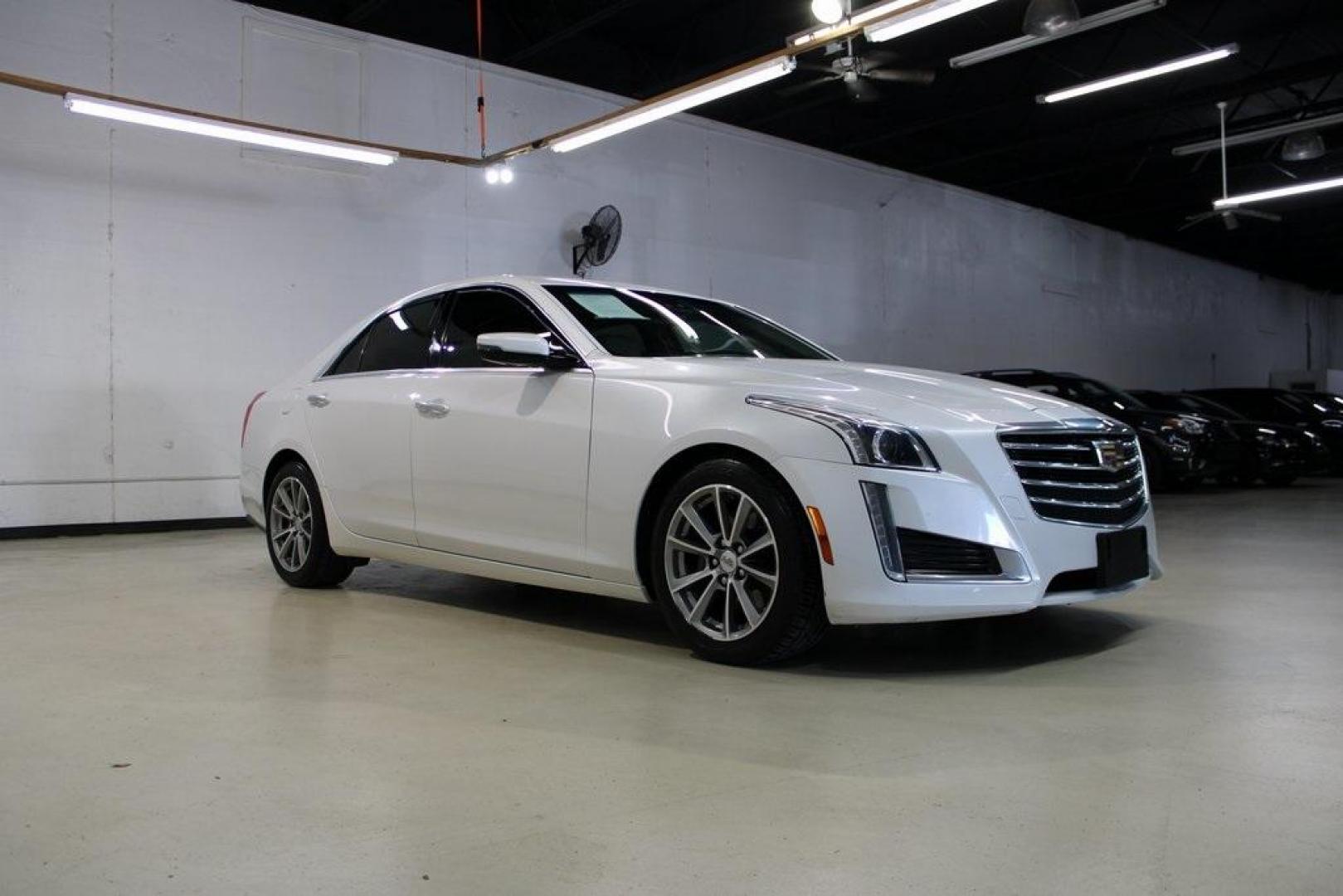 2019 Crystal White Tricoat /Light Platinum With Jet Black Accents Cadillac CTS 2.0L Turbo Luxury (1G6AR5SX9K0) with an 2.0L Turbo I4 DI DOHC VVT engine, Automatic transmission, located at 15300 Midway Rd., Addison, TX, 75001, (972) 702-0011, 32.958321, -96.838074 - Photo#6