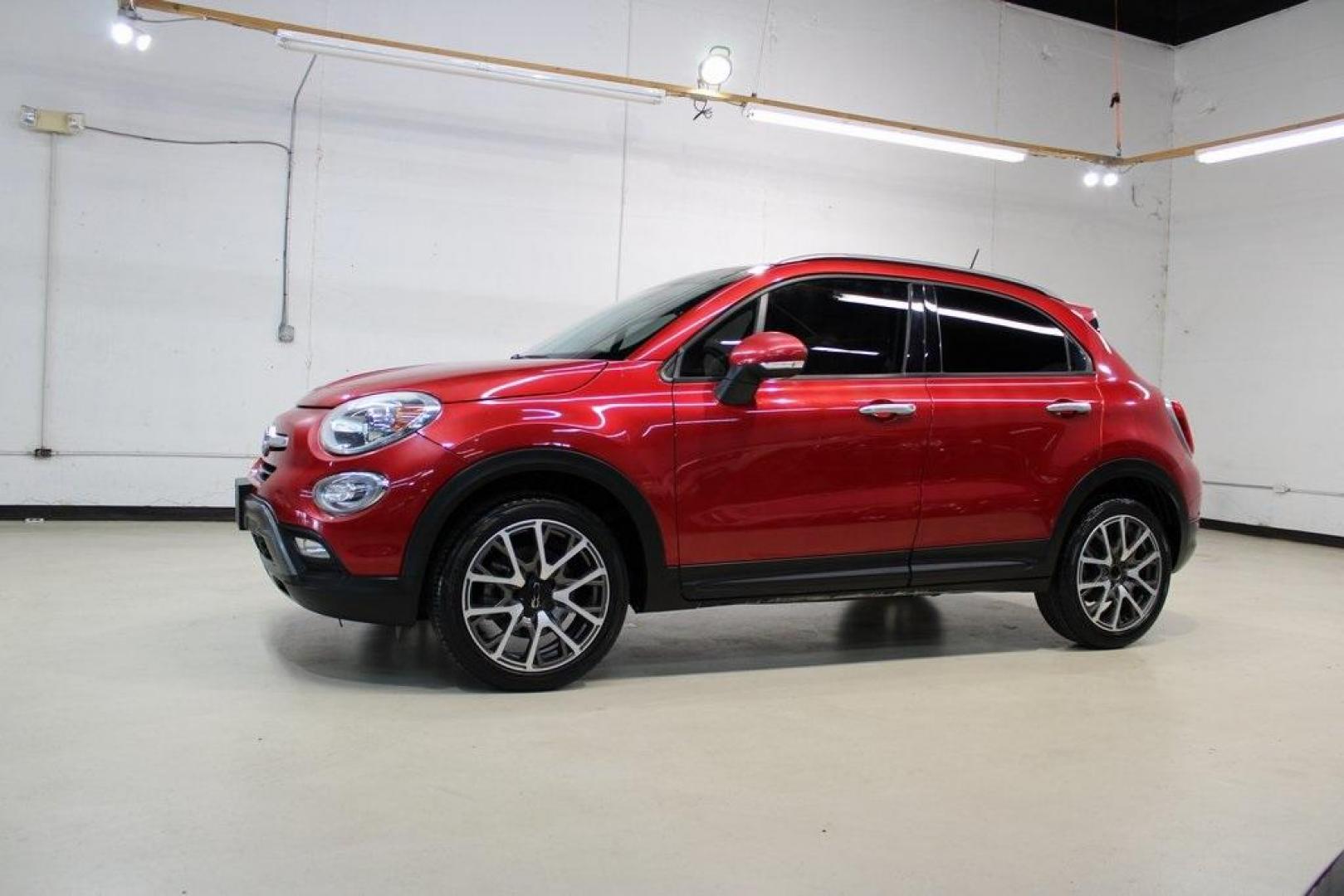 2018 Amore Red Metallic /Black Fiat 500X Trekking (ZFBCFXCB2JP) with an 2.4L I4 engine, Automatic transmission, located at 15300 Midway Rd., Addison, TX, 75001, (972) 702-0011, 32.958321, -96.838074 - Photo#4