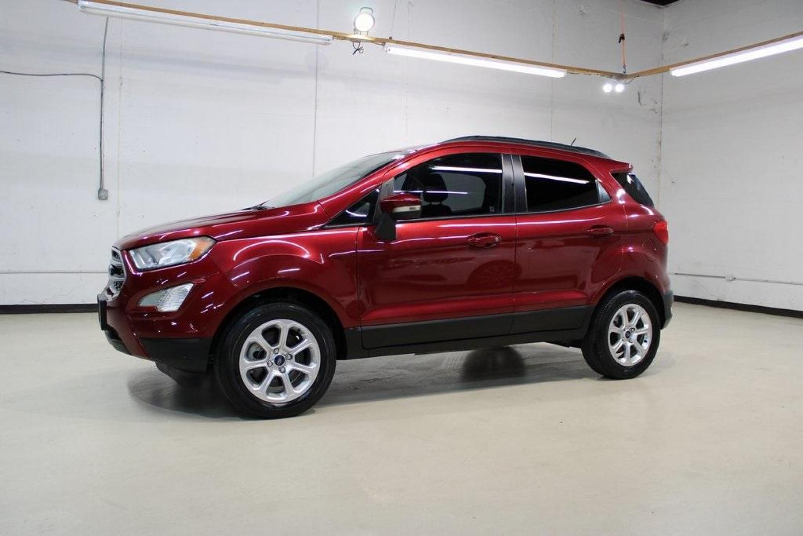 2021 Ruby Red /Ebony Black Ford EcoSport SE (MAJ3S2GE7MC) with an EcoBoost 1.0L I3 GTDi DOHC Turbocharged VCT engine, Automatic transmission, located at 15300 Midway Rd., Addison, TX, 75001, (972) 702-0011, 32.958321, -96.838074 - Introducing the 2021 Ford EcoSport SE, now available at Midway Auto Group in Addison, Texas. This compact SUV offers a perfect blend of efficiency, versatility, and modern features, making it an ideal choice for both city commutes and weekend adventures.<br><br>Key Features:<br><br>Engine: 1.0L EcoB - Photo#4