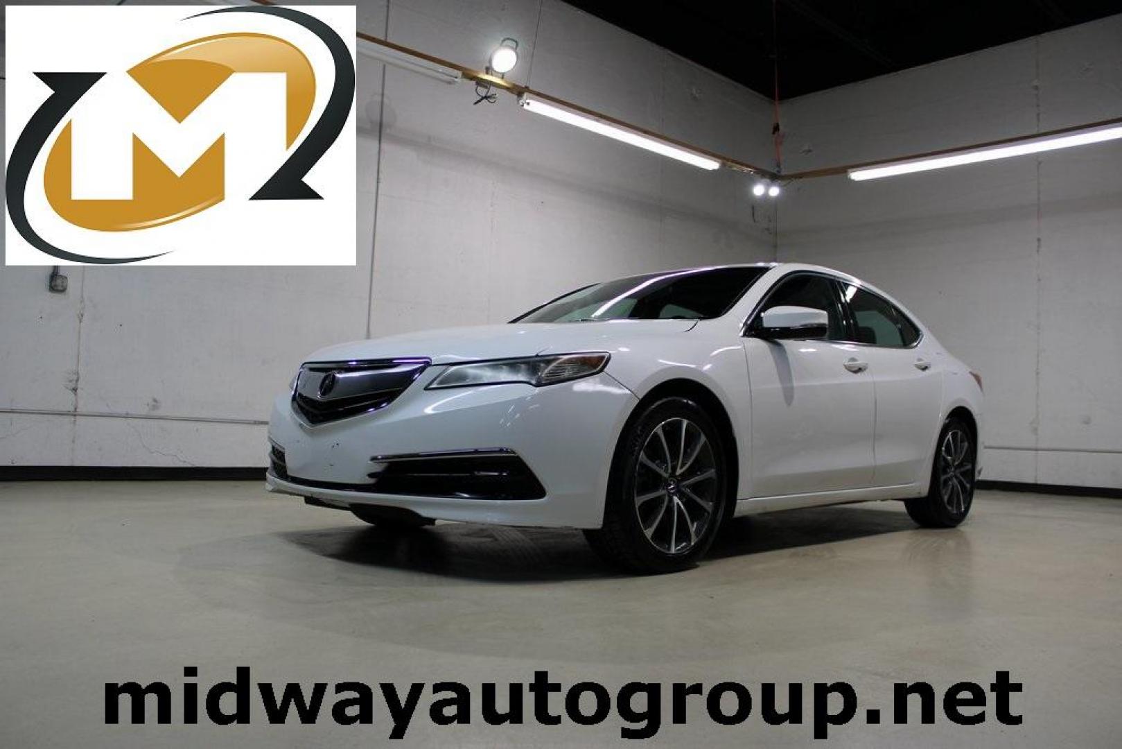 2015 Bellanova White Pearl Acura TLX V6 (19UUB2F33FA) with an 3.5L V6 SOHC VTEC 24V engine, Automatic transmission, located at 15300 Midway Rd., Addison, TX, 75001, (972) 702-0011, 32.958321, -96.838074 - Photo#0