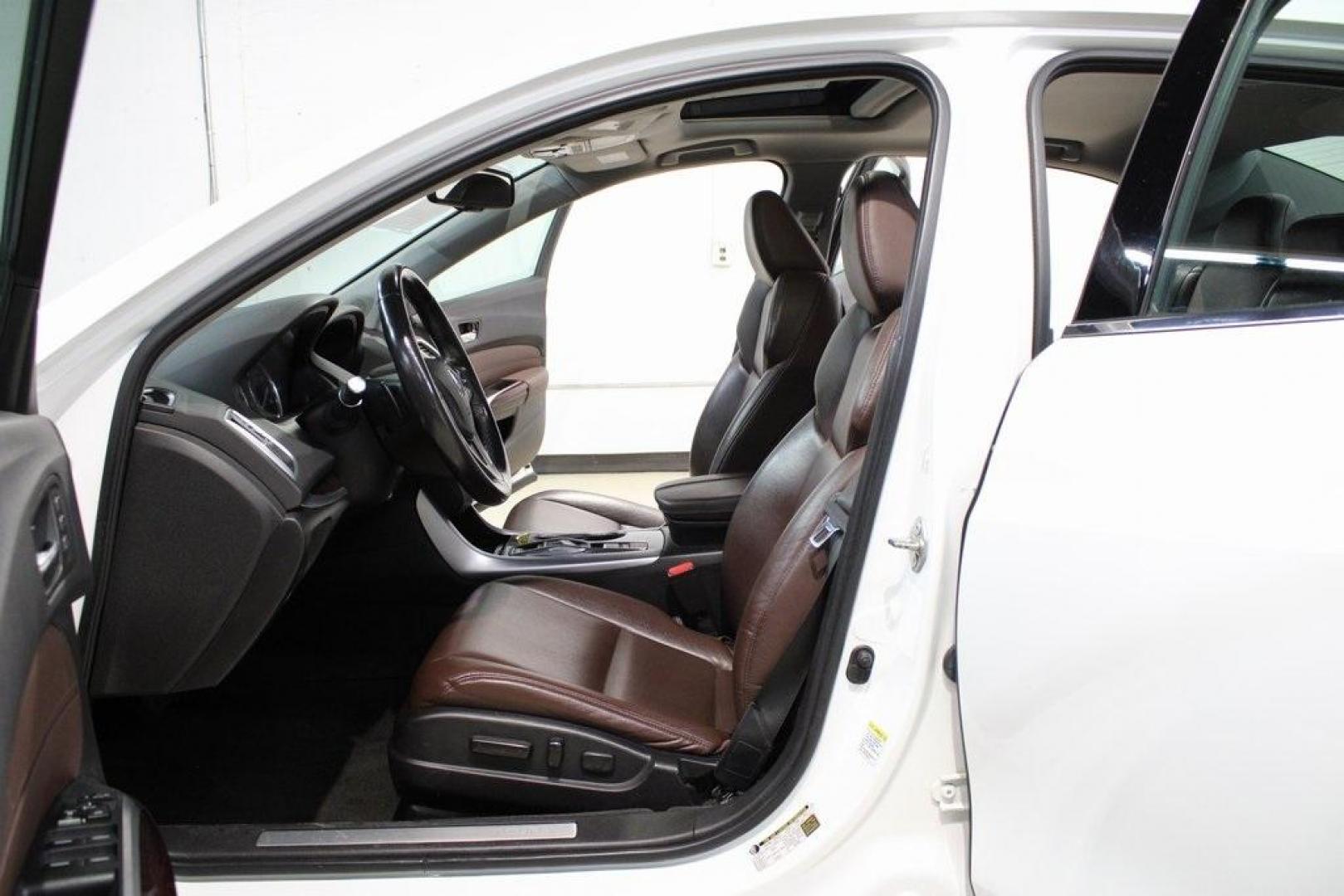 2015 Bellanova White Pearl Acura TLX V6 (19UUB2F33FA) with an 3.5L V6 SOHC VTEC 24V engine, Automatic transmission, located at 15300 Midway Rd., Addison, TX, 75001, (972) 702-0011, 32.958321, -96.838074 - Photo#13