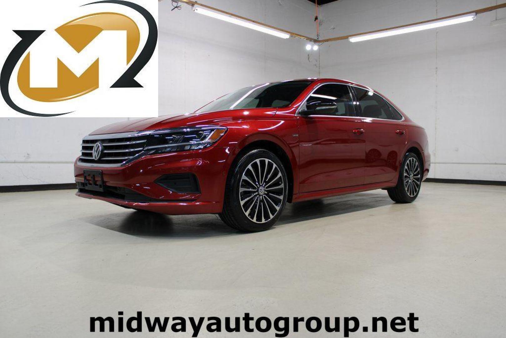 2022 Red Metallic /Black Volkswagen Passat 2.0T Limited Edition (1VWBA7A37NC) with an 2.0L I4 TSI Turbocharged engine, Automatic transmission, located at 15300 Midway Rd., Addison, TX, 75001, (972) 702-0011, 32.958321, -96.838074 - Introducing the 2022 Volkswagen Passat SE, now available at Midway Auto Group in Addison, Texas. This midsize sedan seamlessly blends performance, comfort, and advanced technology, making it an excellent choice for discerning drivers seeking a reliable and stylish vehicle.<br><br>Key Features:<br><b - Photo#0