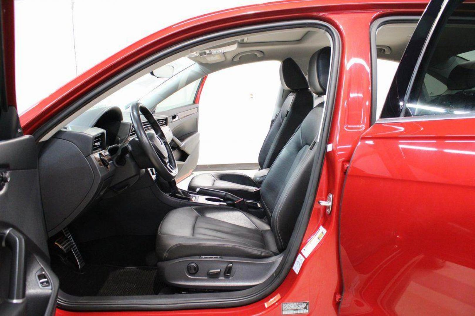 2022 Red Metallic /Black Volkswagen Passat 2.0T Limited Edition (1VWBA7A37NC) with an 2.0L I4 TSI Turbocharged engine, Automatic transmission, located at 15300 Midway Rd., Addison, TX, 75001, (972) 702-0011, 32.958321, -96.838074 - Introducing the 2022 Volkswagen Passat SE, now available at Midway Auto Group in Addison, Texas. This midsize sedan seamlessly blends performance, comfort, and advanced technology, making it an excellent choice for discerning drivers seeking a reliable and stylish vehicle.<br><br>Key Features:<br><b - Photo#15