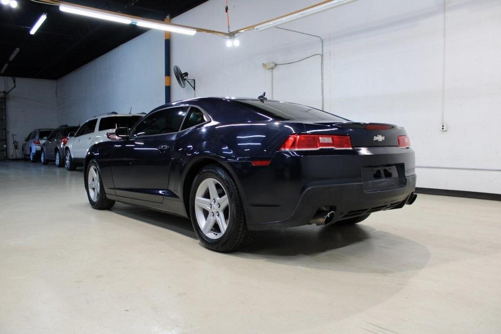 2015 Blue Velvet Metallic /Gray Chevrolet Camaro 1LS (2G1FA1E32F9) with an 3.6L V6 DGI DOHC VVT engine, Manual transmission, located at 15300 Midway Rd., Addison, TX, 75001, (972) 702-0011, 32.958321, -96.838074 - Unleash your inner driver with the 2015 Chevrolet Camaro 1LS Coupe, now available at Midway Auto Group in Addison, Texas. This iconic muscle car combines classic design with modern performance, offering an exhilarating driving experience that's hard to match.<br><br>Key Features:<br><br>Engine: 3.6L - Photo#3