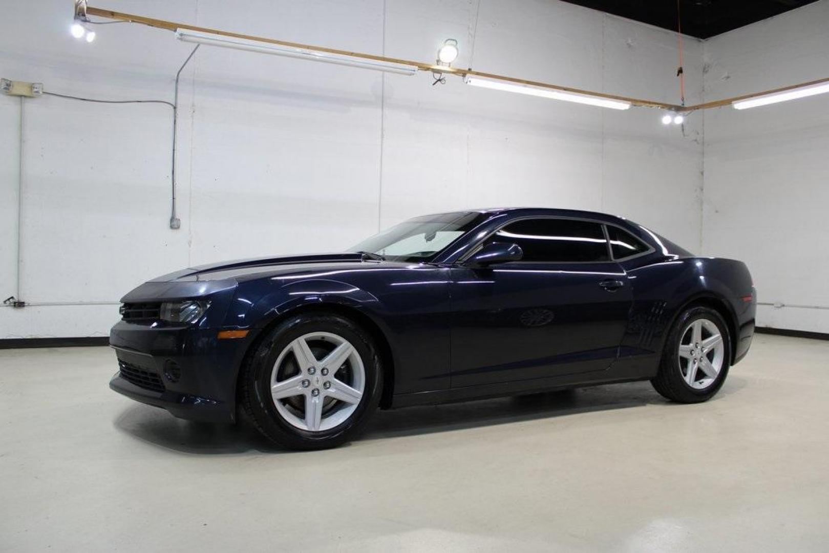 2015 Blue Velvet Metallic /Gray Chevrolet Camaro 1LS (2G1FA1E32F9) with an 3.6L V6 DGI DOHC VVT engine, Manual transmission, located at 15300 Midway Rd., Addison, TX, 75001, (972) 702-0011, 32.958321, -96.838074 - Unleash your inner driver with the 2015 Chevrolet Camaro 1LS Coupe, now available at Midway Auto Group in Addison, Texas. This iconic muscle car combines classic design with modern performance, offering an exhilarating driving experience that's hard to match.<br><br>Key Features:<br><br>Engine: 3.6L - Photo#4