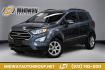 2019 Smoke Metallic /Black Ford EcoSport SE (MAJ3S2GE4KC) with an EcoBoost 1.0L I3 GTDi DOHC Turbocharged VCT engine, Automatic transmission, located at 15300 Midway Rd., Addison, TX, 75001, (972) 702-0011, 32.958321, -96.838074- Photo#0