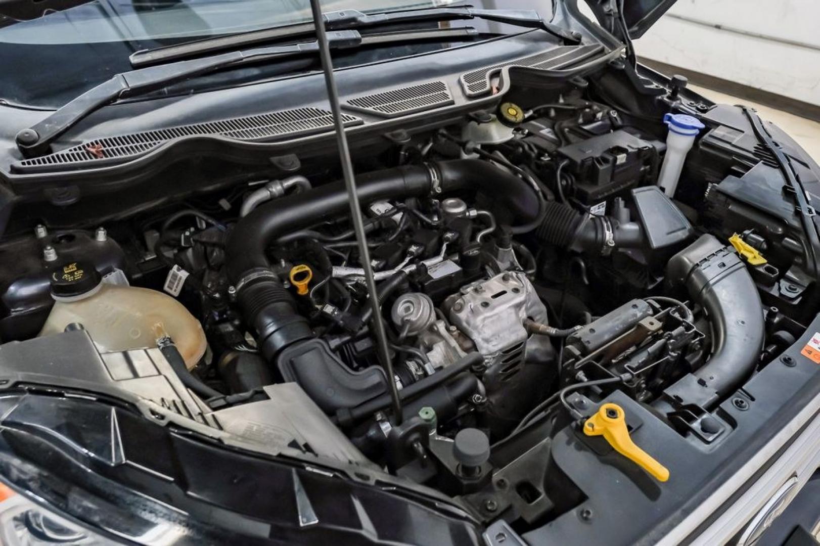 2019 Smoke Metallic /Black Ford EcoSport SE (MAJ3S2GE4KC) with an EcoBoost 1.0L I3 GTDi DOHC Turbocharged VCT engine, Automatic transmission, located at 15300 Midway Rd., Addison, TX, 75001, (972) 702-0011, 32.958321, -96.838074- Photo#50