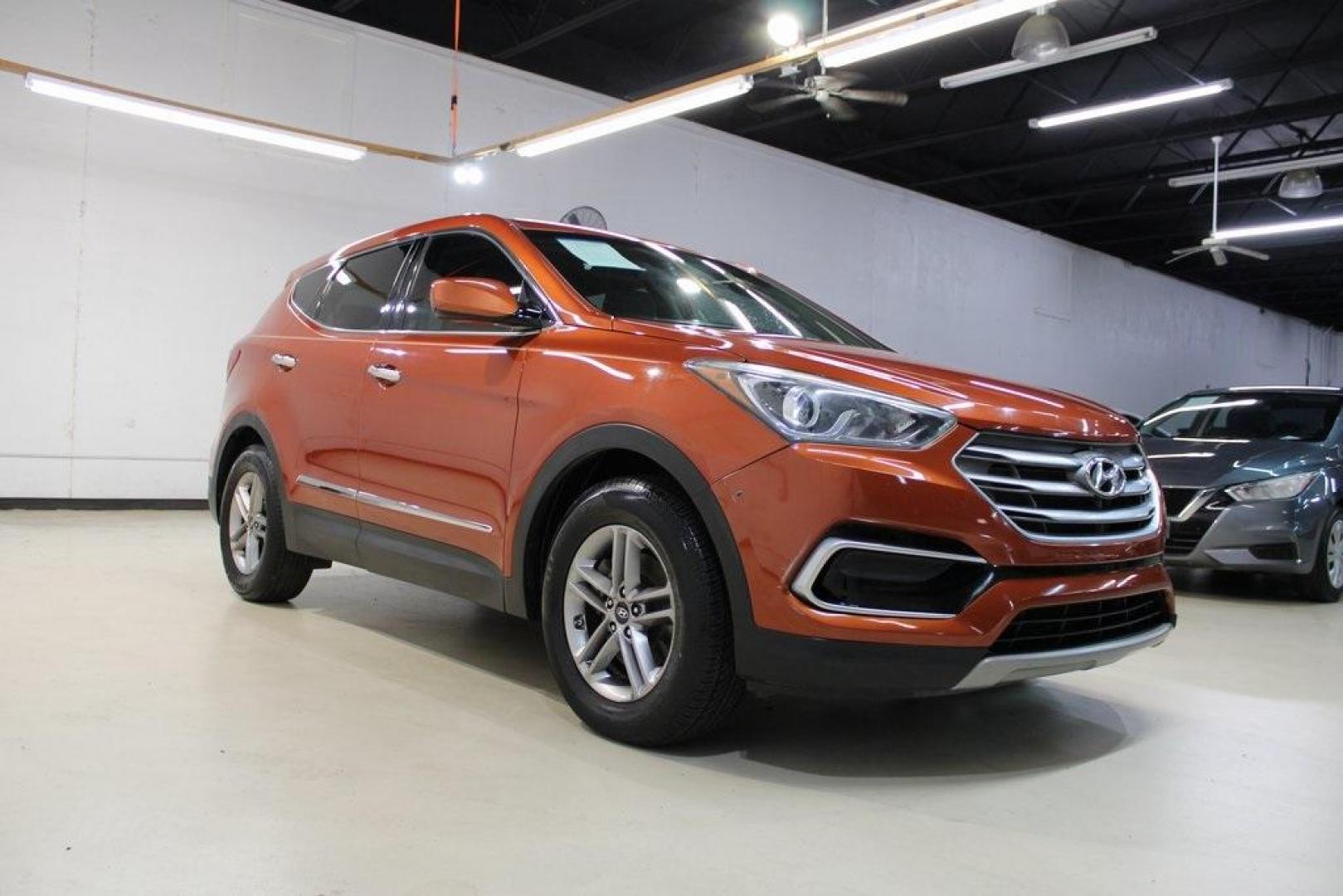 2017 Canyon Copper /Beige Hyundai Santa Fe Sport 2.4 Base (5XYZT3LB1HG) with an 2.4L I4 DGI DOHC 16V engine, Automatic transmission, located at 15300 Midway Rd., Addison, TX, 75001, (972) 702-0011, 32.958321, -96.838074 - Photo#1