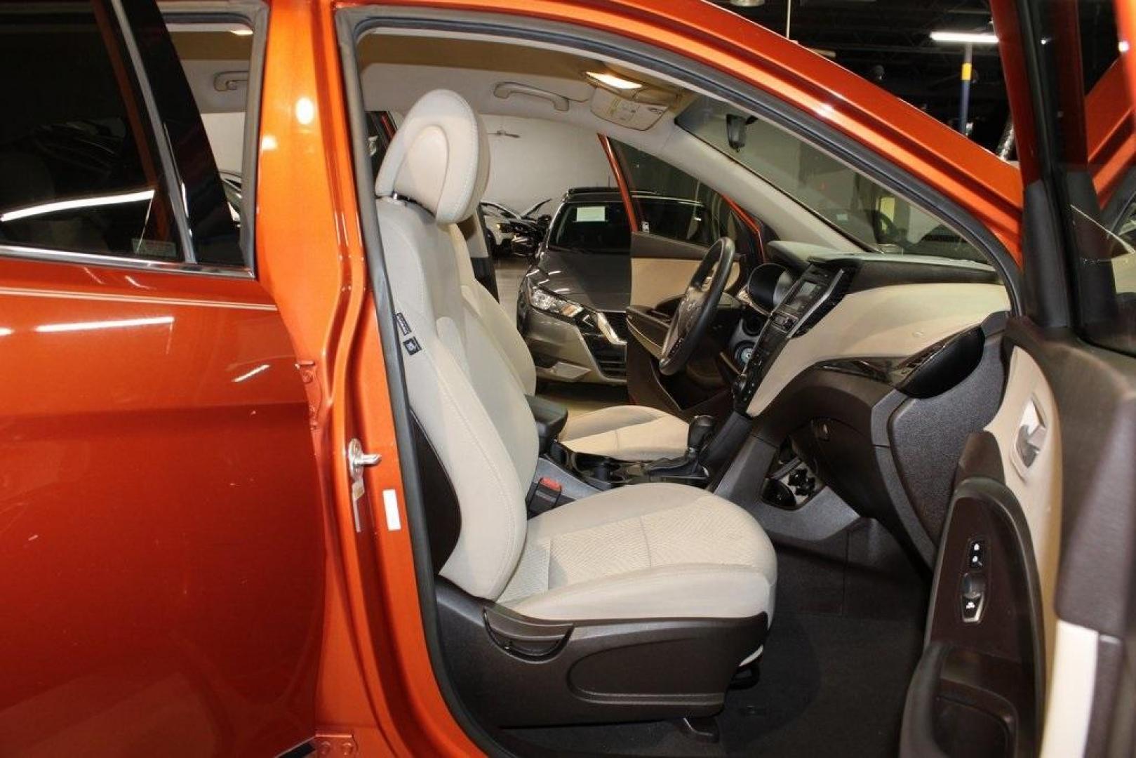 2017 Canyon Copper /Beige Hyundai Santa Fe Sport 2.4 Base (5XYZT3LB1HG) with an 2.4L I4 DGI DOHC 16V engine, Automatic transmission, located at 15300 Midway Rd., Addison, TX, 75001, (972) 702-0011, 32.958321, -96.838074 - Photo#14