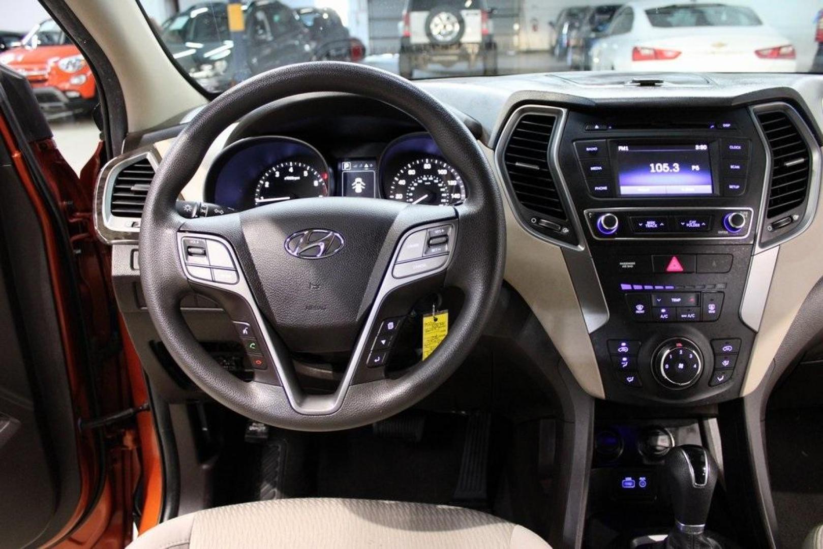 2017 Canyon Copper /Beige Hyundai Santa Fe Sport 2.4 Base (5XYZT3LB1HG) with an 2.4L I4 DGI DOHC 16V engine, Automatic transmission, located at 15300 Midway Rd., Addison, TX, 75001, (972) 702-0011, 32.958321, -96.838074 - Midway Auto Group in Addison, TX, is pleased to offer this 2017 Hyundai Santa Fe Sport, a versatile and stylish SUV that combines performance, comfort, and advanced features.<br><br>Key Features:<br><br>Engine and Performance: Powered by a 2.4-liter inline-4 engine, delivering a balance of power a - Photo#17