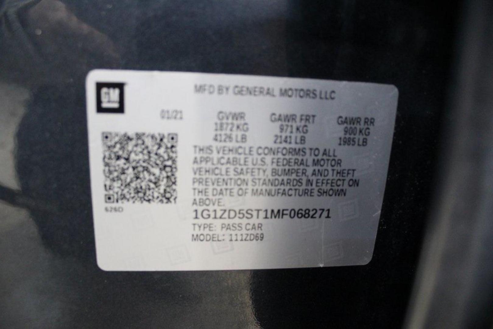 2021 Shadow Gray Metallic /Jet Black Chevrolet Malibu LT (1G1ZD5ST1MF) with an 1.5L DOHC engine, CVT transmission, located at 15300 Midway Rd., Addison, TX, 75001, (972) 702-0011, 32.958321, -96.838074 - Midway Auto Group in Addison, TX, is excited to offer this 2021 Chevrolet Malibu LT, a midsize sedan that combines modern styling, efficient performance, and a suite of desirable features to enhance your driving experience.<br><br>Key Features:<br><br>Engine and Performance: Equipped with a 1.5-li - Photo#31