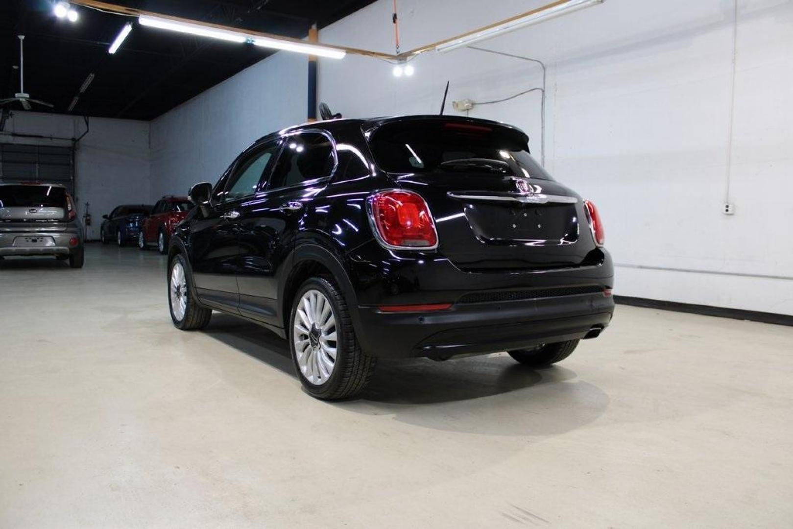 2016 Nero Cinema (Black Clear Coat) /Brown Fiat 500X Lounge (ZFBCFXDT8GP) with an 2.4L I4 MultiAir engine, Automatic transmission, located at 15300 Midway Rd., Addison, TX, 75001, (972) 702-0011, 32.958321, -96.838074 - Midway Auto Group in Addison, TX, is excited to offer this 2016 Fiat 500X Easy, a stylish and versatile subcompact crossover SUV that combines Italian design with practical functionality.<br><br>Key Features:<br><br>Engine and Performance: Equipped with a 2.4-liter Tigershark MultiAir 2 inline-4 e - Photo#3