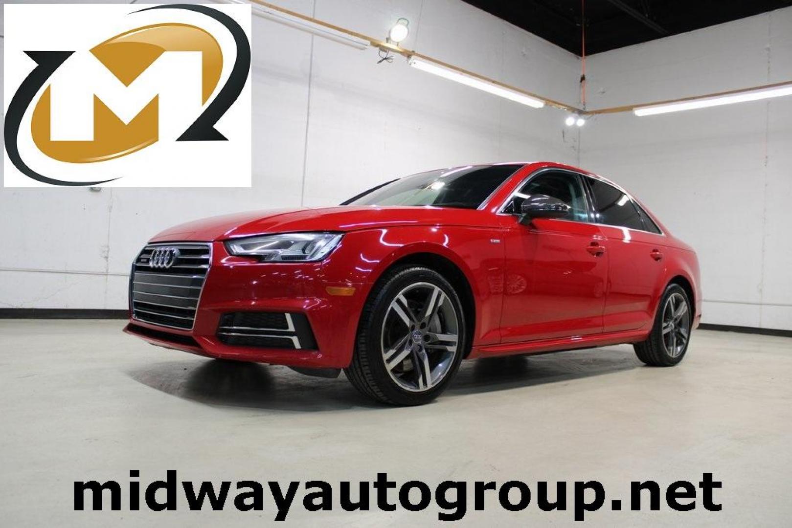 2017 Tango Red /Black Audi A4 2.0T Premium Plus (WAUENAF44HN) with an 2.0L I4 TFSI DOHC engine, Automatic transmission, located at 15300 Midway Rd., Addison, TX, 75001, (972) 702-0011, 32.958321, -96.838074 - Midway Auto Group in Addison, TX, is pleased to offer this 2017 Audi A4 Premium Plus, a luxury sedan that seamlessly blends performance, advanced technology, and sophisticated design.<br><br>Key Features:<br><br>Engine and Performance: Powered by a 2.0-liter TFSI turbocharged engine delivering 252 - Photo#0