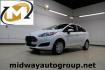 2017 Oxford White /Black Ford Fiesta S (3FADP4AJ9HM) with an 1.6L I4 Ti-VCT engine, Automatic transmission, located at 15300 Midway Rd., Addison, TX, 75001, (972) 702-0011, 32.958321, -96.838074 - Introducing the 2017 Ford Fiesta S Sedan, now available at Midway Auto Group in Addison, Texas. This compact, efficient, and budget-friendly sedan is designed for everyday drivability. Whether you're commuting to work or searching for a reliable first car, the Fiesta delivers dependable performance - Photo#0