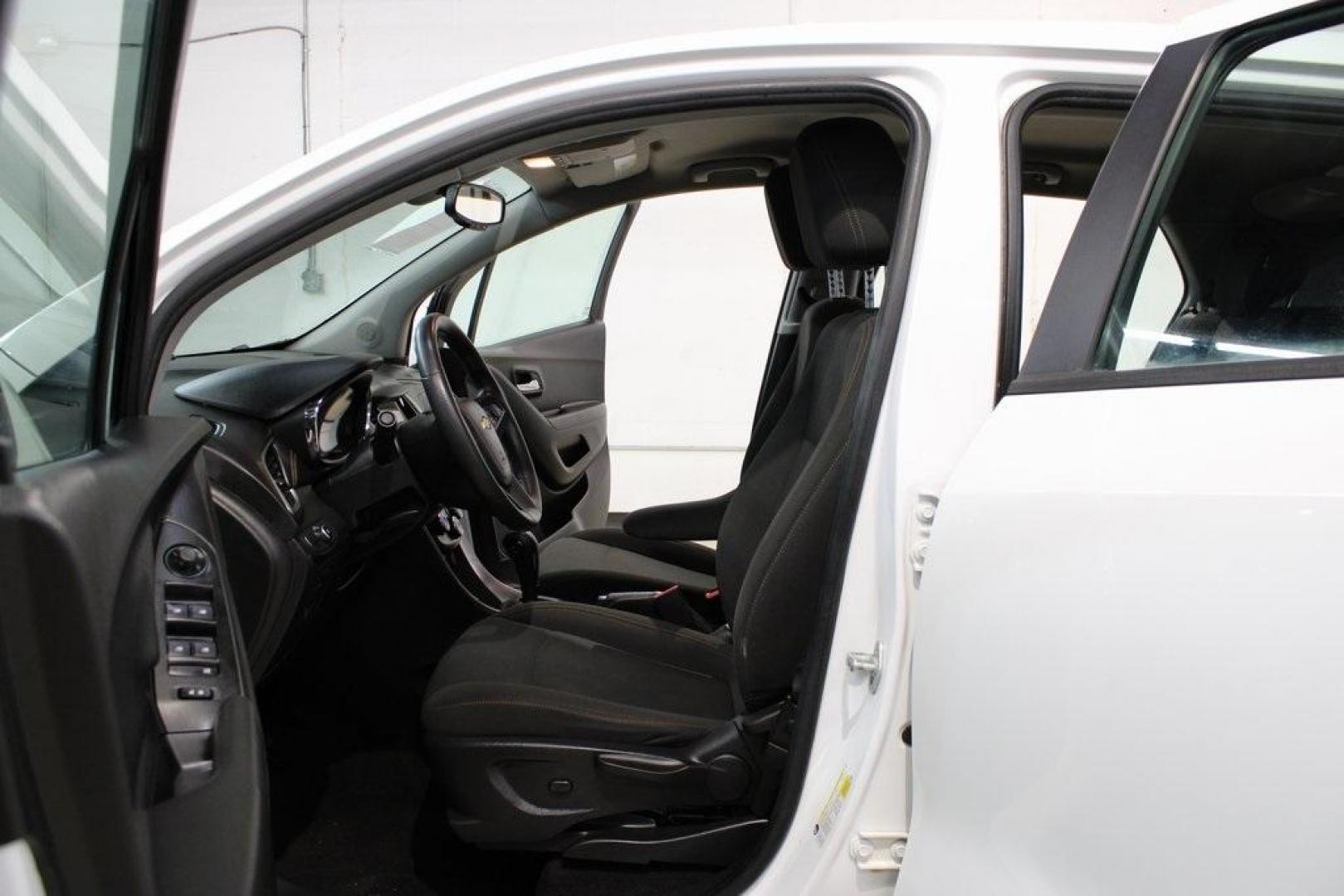 2018 Summit White /Black Chevrolet Trax LS (KL7CJNSB5JB) with an ECOTEC 1.4L I4 SMPI DOHC Turbocharged VVT engine, Automatic transmission, located at 15300 Midway Rd., Addison, TX, 75001, (972) 702-0011, 32.958321, -96.838074 - Photo#13