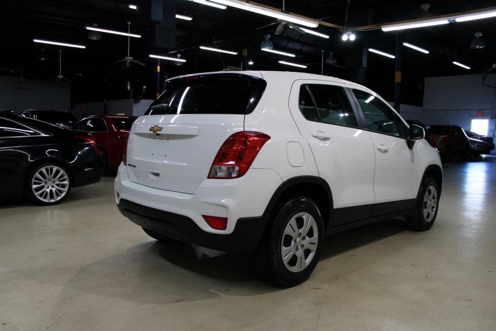 2018 Summit White /Black Chevrolet Trax LS (KL7CJNSB5JB) with an ECOTEC 1.4L I4 SMPI DOHC Turbocharged VVT engine, Automatic transmission, located at 15300 Midway Rd., Addison, TX, 75001, (972) 702-0011, 32.958321, -96.838074 - Photo#2