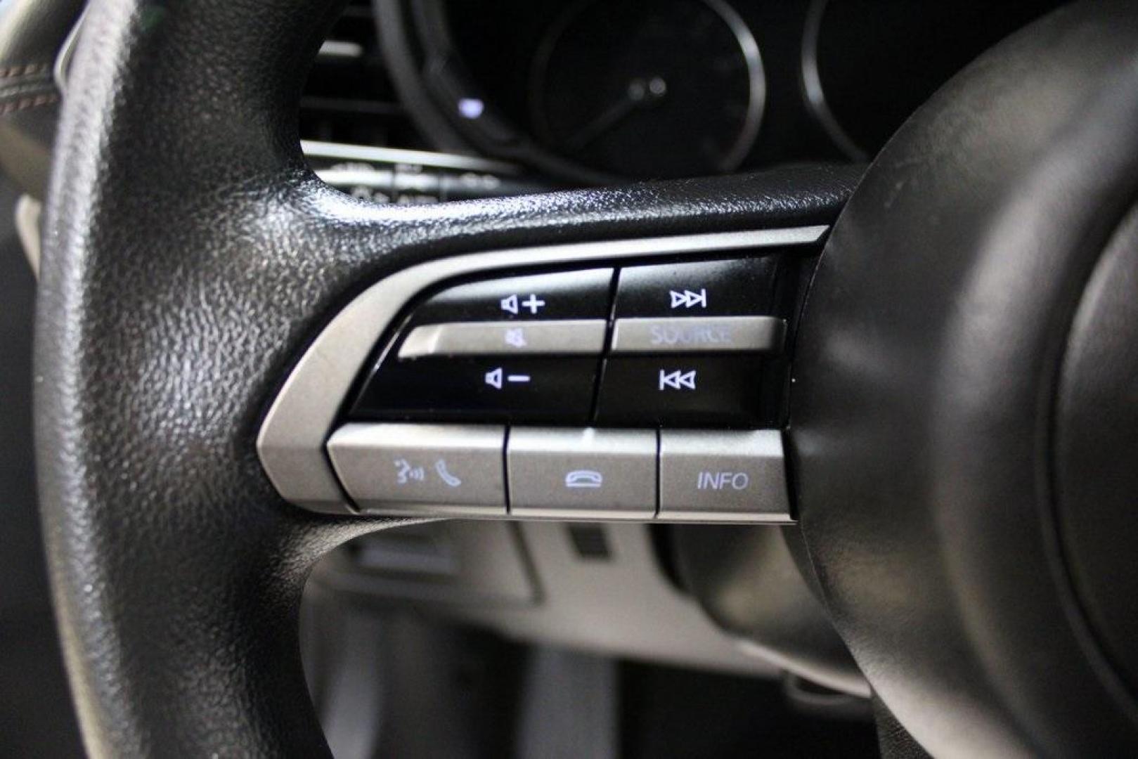 2021 Sonic Silver Metallic /Black Mazda Mazda3 2.0 (3MZBPAA73MM) with an I4 engine, Automatic transmission, located at 15300 Midway Rd., Addison, TX, 75001, (972) 702-0011, 32.958321, -96.838074 - Introducing the 2021 Mazda3 2.5 S Sedan, now available at Midway Auto Group in Addison, Texas. This compact sedan seamlessly blends performance, efficiency, and advanced technology, offering a driving experience that's both exhilarating and practical.<br><br>Key Features:<br><br>Engine: 2.5-liter Sk - Photo#25