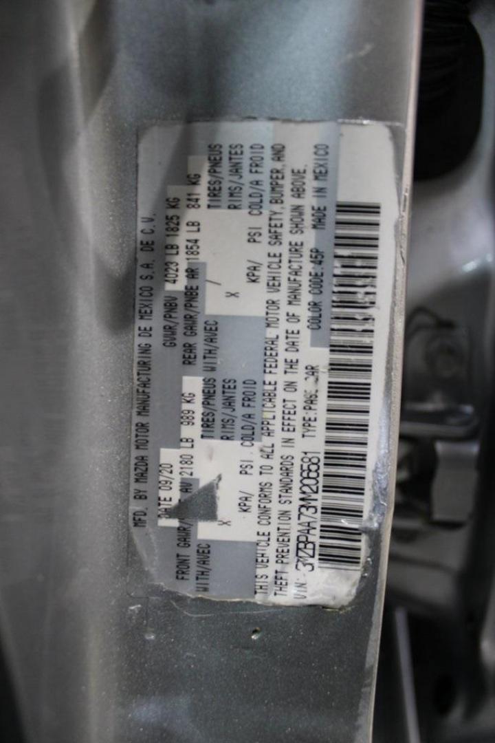 2021 Sonic Silver Metallic /Black Mazda Mazda3 2.0 (3MZBPAA73MM) with an I4 engine, Automatic transmission, located at 15300 Midway Rd., Addison, TX, 75001, (972) 702-0011, 32.958321, -96.838074 - Introducing the 2021 Mazda3 2.5 S Sedan, now available at Midway Auto Group in Addison, Texas. This compact sedan seamlessly blends performance, efficiency, and advanced technology, offering a driving experience that's both exhilarating and practical.<br><br>Key Features:<br><br>Engine: 2.5-liter Sk - Photo#30