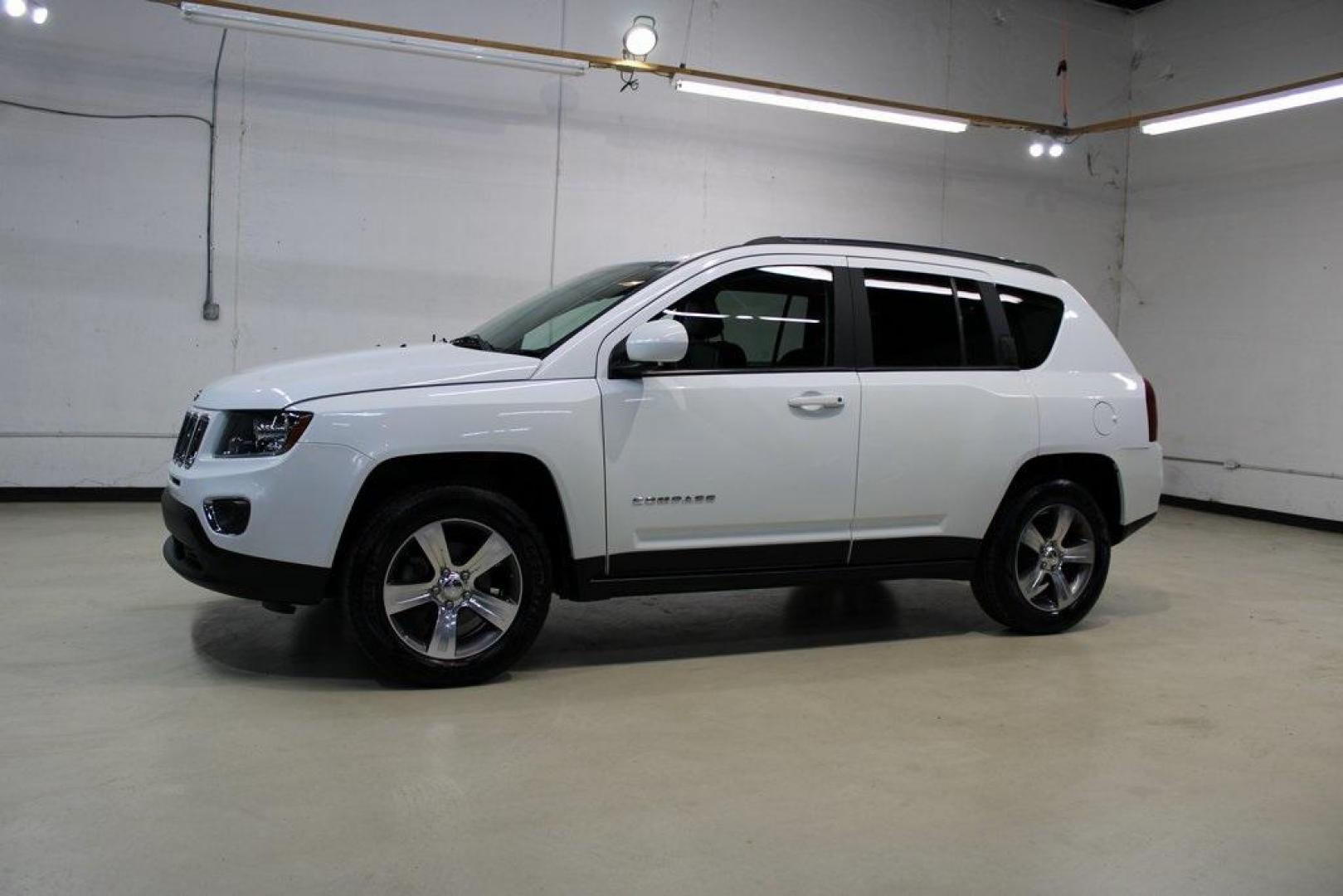 2017 Bright White Clearcoat /Gray Jeep Compass High Altitude (1C4NJDEB5HD) with an 2.4L I4 DOHC 16V Dual VVT engine, Automatic transmission, located at 15300 Midway Rd., Addison, TX, 75001, (972) 702-0011, 32.958321, -96.838074 - Introducing the 2017 Jeep Compass High Altitude, now available at Midway Auto Group in Addison, Texas. With 66,431 miles on the odometer and priced at $12,950, this compact SUV offers a blend of style, comfort, and capability. <br>Edmunds<br>+6<br>midwayautogroup.net<br>+6<br>AutosToday<br>+6<br><br - Photo#2