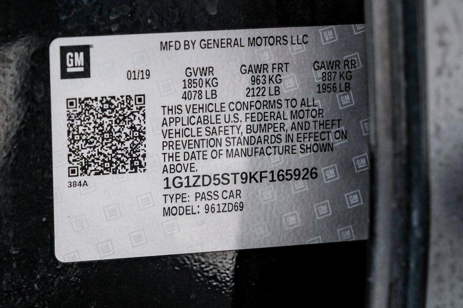 2019 Mosaic Black Metallic /Jet Black Chevrolet Malibu LT (1G1ZD5ST9KF) with an 1.5L DOHC engine, CVT transmission, located at 15300 Midway Rd., Addison, TX, 75001, (972) 702-0011, 32.958321, -96.838074 - 2019 Chevrolet Malibu LT<br><br>Now Available at Midway Auto Group, Addison, Texas<br><br>Stylish, efficient, and packed with modern features the 2019 Chevrolet Malibu LT is a well-rounded midsize sedan designed for comfort and everyday dependability. With a sleek exterior design, smooth ride qualit - Photo#67