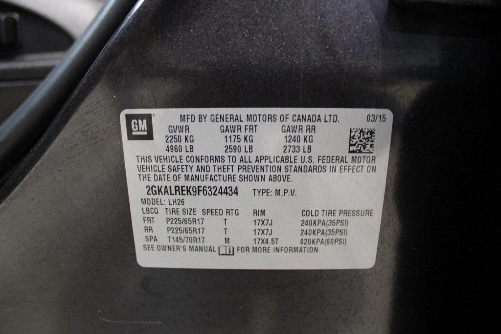 2015 Iridium Metallic /Jet Black GMC Terrain SLE-2 (2GKALREK9F6) with an 2.4L 4-Cylinder SIDI DOHC VVT engine, Automatic transmission, located at 15300 Midway Rd., Addison, TX, 75001, (972) 702-0011, 32.958321, -96.838074 - Introducing the 2015 GMC Terrain SLE-2, now available at Midway Auto Group in Addison, Texas. This versatile SUV has 116,129 miles on the odometer and is priced at $7,950. <br>Autolist<br>+6<br>midwayautogroup.net<br>+6<br>AutosToday<br>+6<br>CarGurus<br>+3<br>midwayautogroup.net<br>+3<br>midwayauto - Photo#28