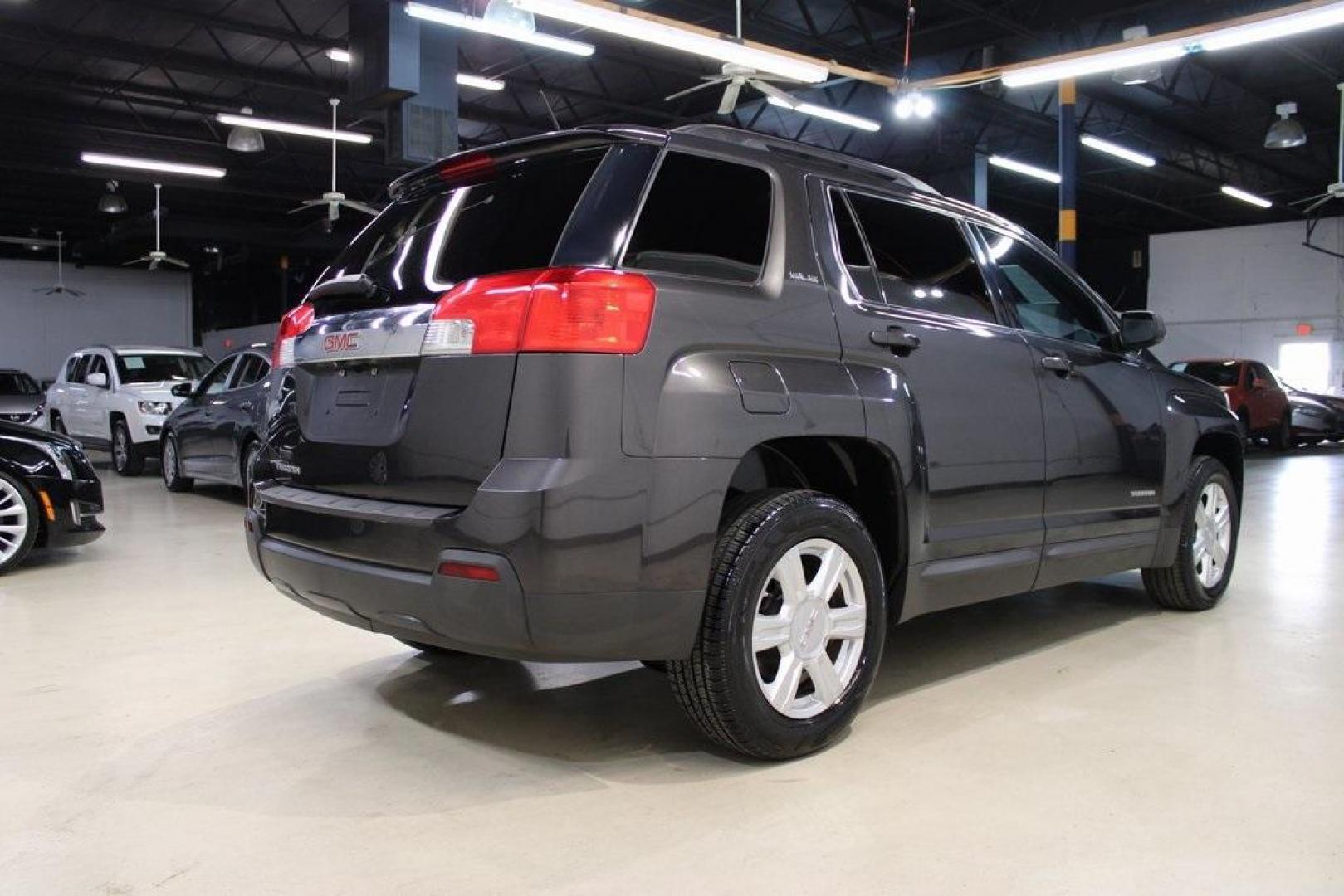 2015 Iridium Metallic /Jet Black GMC Terrain SLE-2 (2GKALREK9F6) with an 2.4L 4-Cylinder SIDI DOHC VVT engine, Automatic transmission, located at 15300 Midway Rd., Addison, TX, 75001, (972) 702-0011, 32.958321, -96.838074 - Introducing the 2015 GMC Terrain SLE-2, now available at Midway Auto Group in Addison, Texas. This versatile SUV has 116,129 miles on the odometer and is priced at $7,950. <br>Autolist<br>+6<br>midwayautogroup.net<br>+6<br>AutosToday<br>+6<br>CarGurus<br>+3<br>midwayautogroup.net<br>+3<br>midwayauto - Photo#2