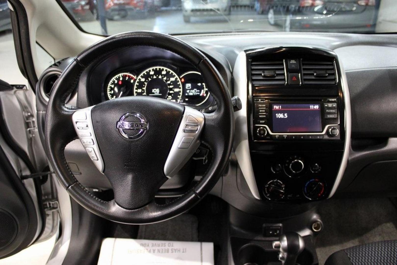 2017 Brilliant Silver /Charcoal Nissan Versa Note SV (3N1CE2CP5HL) with an 1.6L 4-Cylinder DOHC 16V engine, CVT transmission, located at 15300 Midway Rd., Addison, TX, 75001, (972) 702-0011, 32.958321, -96.838074 - Introducing the 2017 Nissan Versa Note SV, now available at Midway Auto Group in Addison, Texas. With 121,447 miles on the odometer and priced at $7,950, this compact hatchback offers a blend of efficiency and practicality.<br><br>Key Features:<br><br>Engine: 1.6L 4-Cylinder DOHC 16V<br><br>Transmis - Photo#17