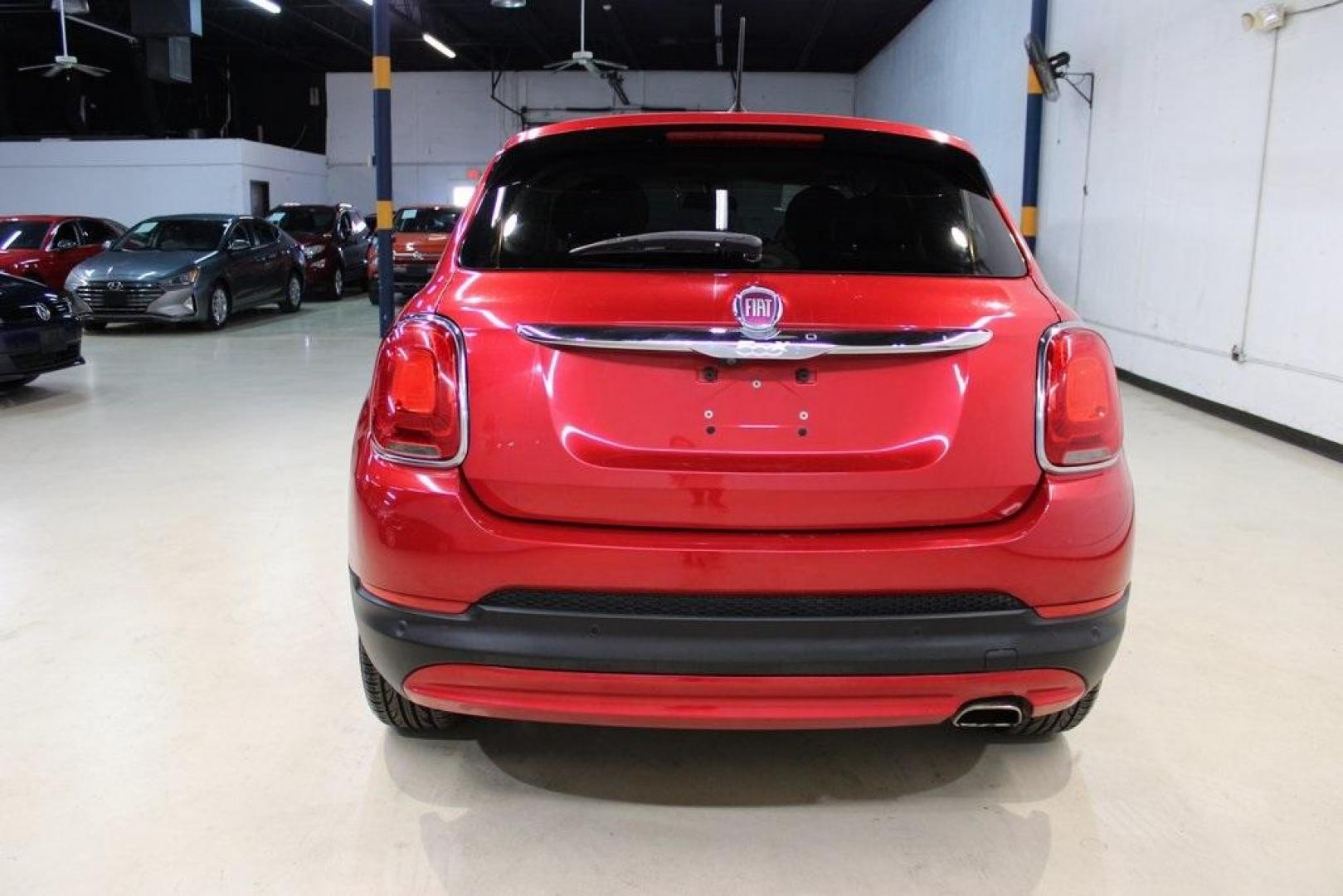 2016 Rosso Amore (Red Tri-Coat) /Black/Red Fiat 500X Easy (ZFBCFXBT3GP) with an 2.4L I4 MultiAir engine, Automatic transmission, located at 15300 Midway Rd., Addison, TX, 75001, (972) 702-0011, 32.958321, -96.838074 - Introducing the 2016 Fiat 500X Easy, now available at Midway Auto Group in Addison, Texas. With 83,093 miles on the odometer and priced at $8,950, this compact crossover combines Italian flair with practical functionality. <br><br>Key Features:<br><br>Engine: 1.4L MultiAir Turbocharged I4<br><br>Tra - Photo#7