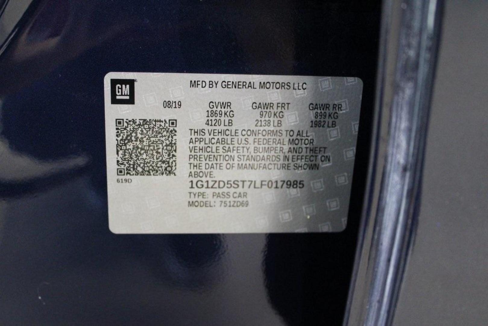 2020 Northsky Blue Metallic /Black Chevrolet Malibu LT (1G1ZD5ST7LF) with an 1.5L DOHC engine, CVT transmission, located at 15300 Midway Rd., Addison, TX, 75001, (972) 702-0011, 32.958321, -96.838074 - Introducing the 2020 Chevrolet Malibu LT, now available at Midway Auto Group in Addison, Texas. This midsize sedan offers a sleek design, efficient performance, and a host of modern features to enhance your driving experience.<br>BidCars<br>+1<br>BidCars<br>+1<br><br>Key Features:<br><br>Engine: 1.5 - Photo#28