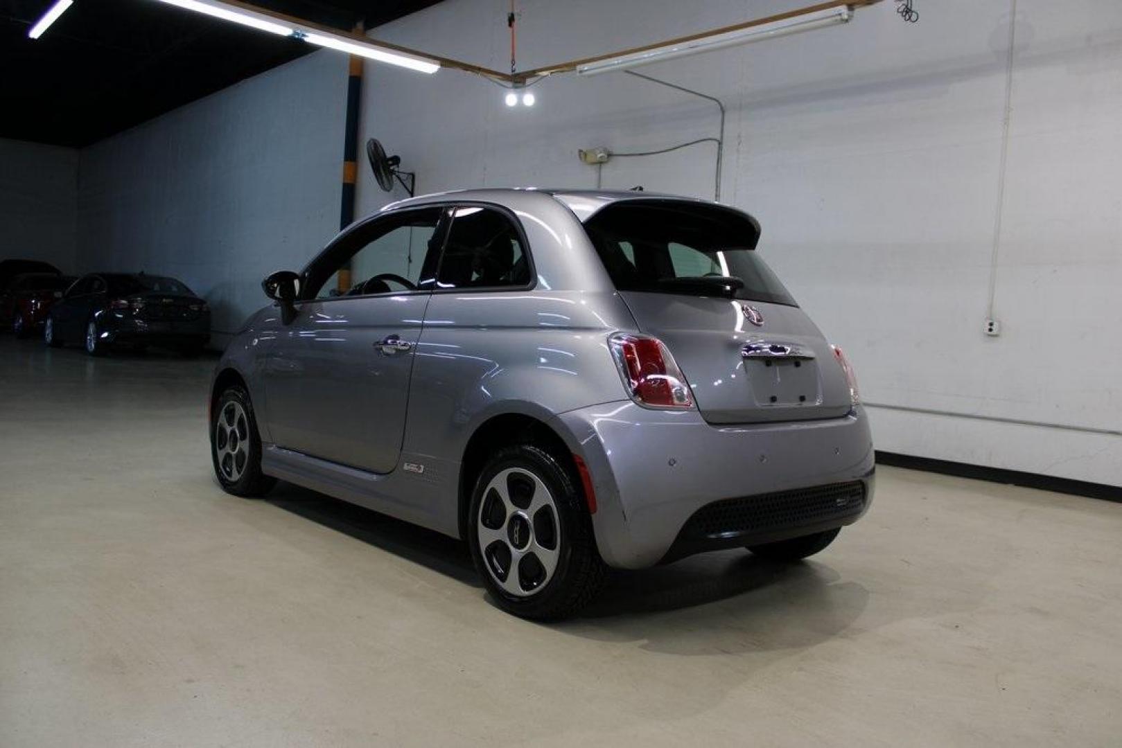 2017 Billet Argento (Silver) /Black Fiat 500e Battery Electric (3C3CFFGE4HT) with an Electric Motor engine, Automatic transmission, located at 15300 Midway Rd., Addison, TX, 75001, (972) 702-0011, 32.958321, -96.838074 - Introducing the 2017 Fiat 500e, now available at Midway Auto Group in Addison, Texas. This all-electric hatchback combines iconic Italian design with eco-friendly performance, making it an excellent choice for those seeking style and sustainability.<br><br>Key Specifications:<br><br>Motor: 111-horse - Photo#3