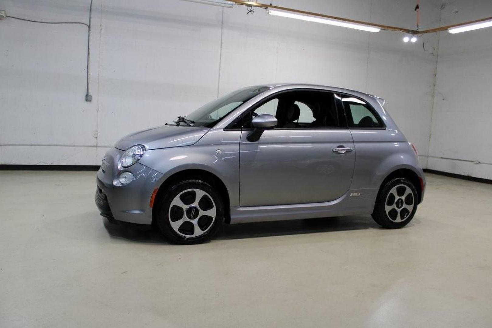 2017 Billet Argento (Silver) /Black Fiat 500e Battery Electric (3C3CFFGE4HT) with an Electric Motor engine, Automatic transmission, located at 15300 Midway Rd., Addison, TX, 75001, (972) 702-0011, 32.958321, -96.838074 - Introducing the 2017 Fiat 500e, now available at Midway Auto Group in Addison, Texas. This all-electric hatchback combines iconic Italian design with eco-friendly performance, making it an excellent choice for those seeking style and sustainability.<br><br>Key Specifications:<br><br>Motor: 111-horse - Photo#4