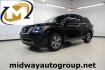 2017 Magnetic Black Metallic /Charcoal Nissan Pathfinder SL (5N1DR2MN0HC) with an V6 engine, CVT transmission, located at 15300 Midway Rd., Addison, TX, 75001, (972) 702-0011, 32.958321, -96.838074 - Introducing the 2017 Nissan Pathfinder SL, now available at Midway Auto Group in Addison, Texas. This midsize SUV offers a harmonious blend of performance, comfort, and advanced technology, making it an ideal choice for families and adventurers alike.<br><br>Key Specifications:<br><br>Engine: 3.5L V - Photo#0