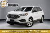 2019 Oxford White /Dune Ford Edge SE (2FMPK3G95KB) with an EcoBoost 2.0L I4 GTDi DOHC Turbocharged VCT engine, Automatic transmission, located at 15300 Midway Rd., Addison, TX, 75001, (972) 702-0011, 32.958321, -96.838074 - 2019 Ford Edge SE<br>Available Now at Midway Auto Group Addison, Texas<br><br>Step into comfort and confidence with this stylish 2019 Ford Edge SE. Designed to provide a perfect blend of performance, technology, and versatility, the Edge makes every drive enjoyablewhether navigating the streets of - Photo#0