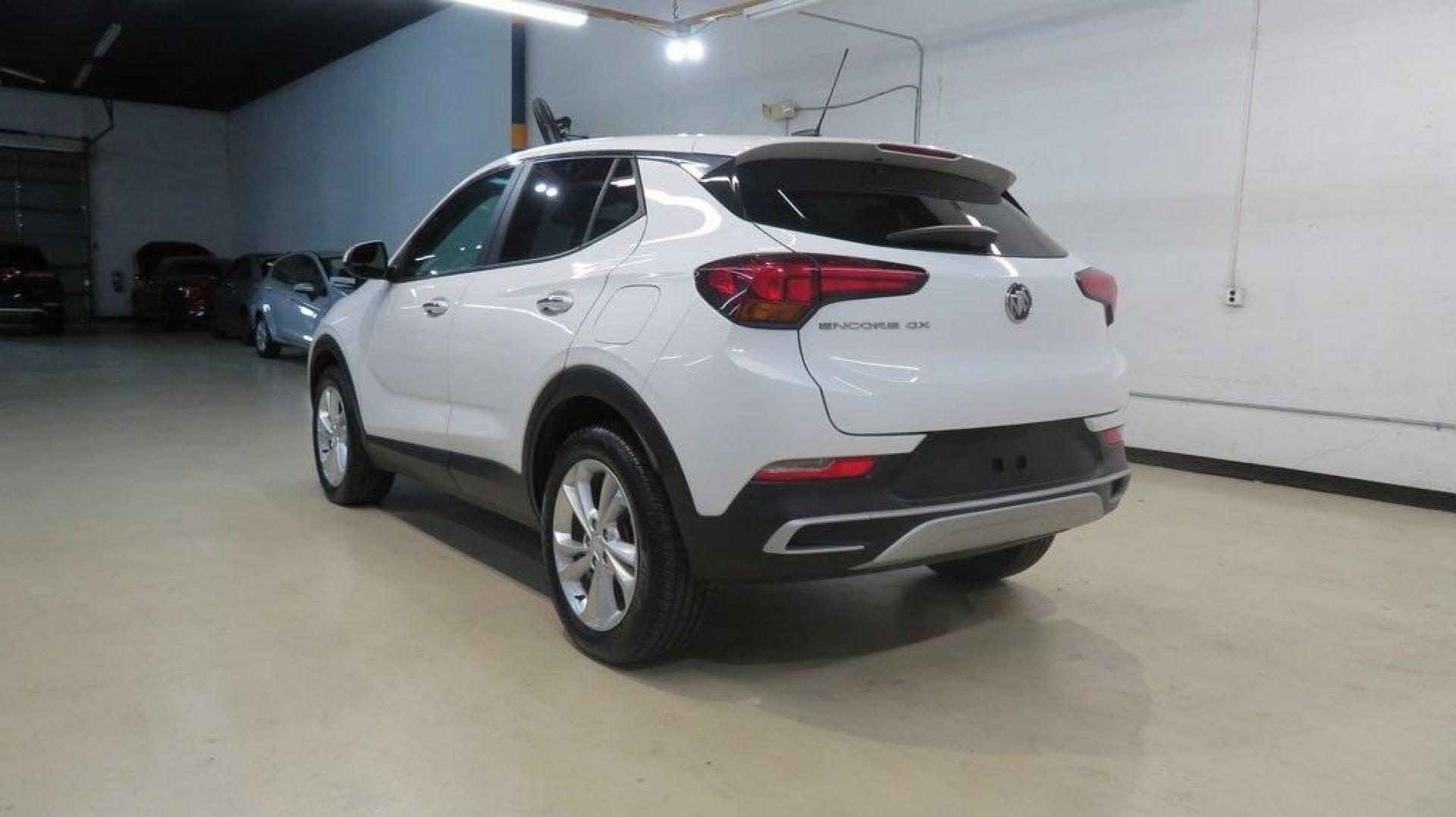 2020 Summit White /Ebony With Ebony Interior Accents Buick Encore GX Preferred (KL4MMBS24LB) with an ECOTEC 1.2L Turbo engine, CVT transmission, located at 15300 Midway Rd., Addison, TX, 75001, (972) 702-0011, 32.958321, -96.838074 - 2020 Buick Encore GX Select<br>Now Available at Midway Auto Group Addison, Texas<br><br>Experience the perfect blend of style, efficiency, and advanced technology with the 2020 Buick Encore GX Select. This subcompact SUV offers a spacious interior, modern safety features, and a smooth driving exper - Photo#3