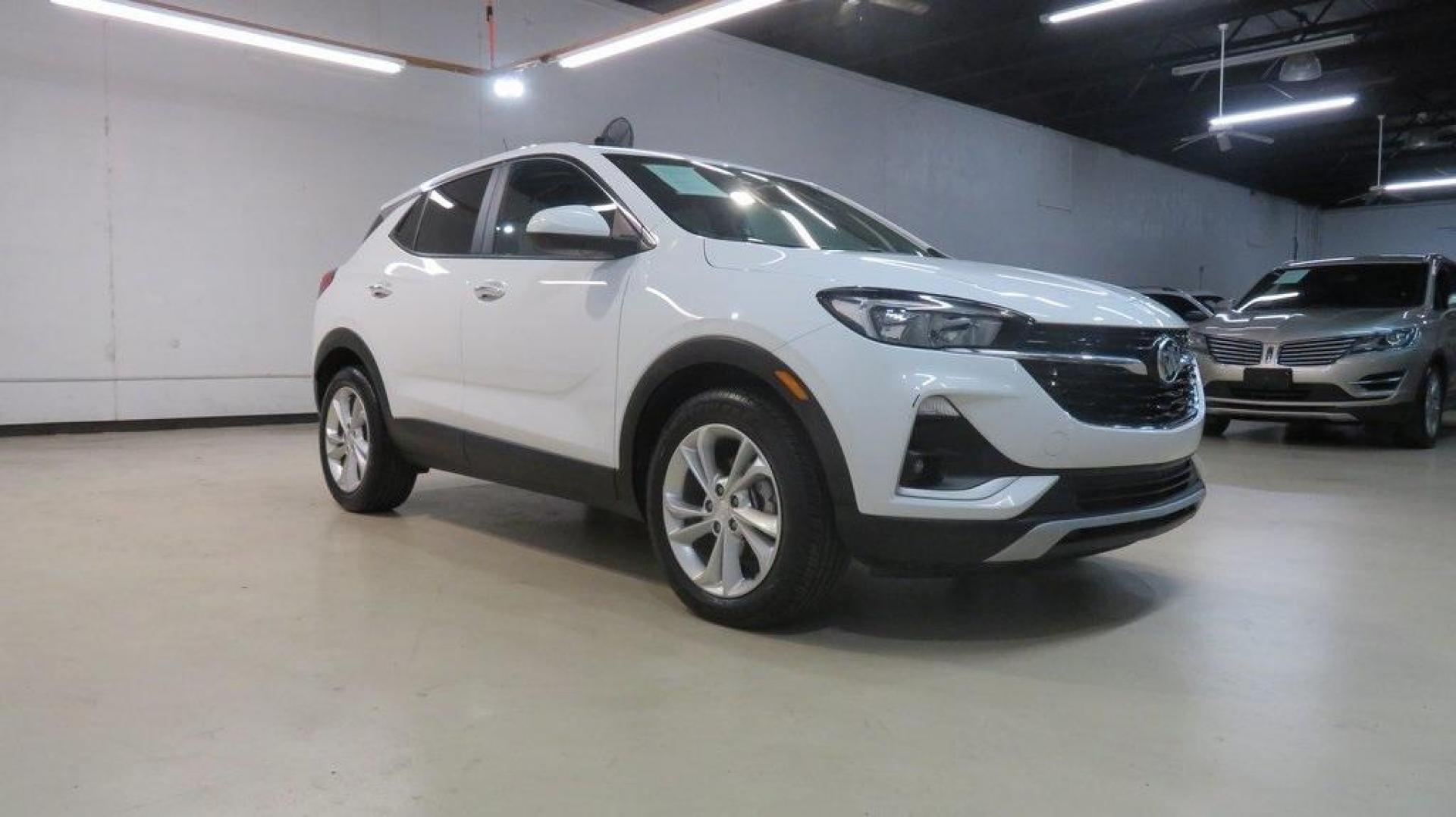 2020 Summit White /Ebony With Ebony Interior Accents Buick Encore GX Preferred (KL4MMBS24LB) with an ECOTEC 1.2L Turbo engine, CVT transmission, located at 15300 Midway Rd., Addison, TX, 75001, (972) 702-0011, 32.958321, -96.838074 - 2020 Buick Encore GX Select<br>Now Available at Midway Auto Group Addison, Texas<br><br>Experience the perfect blend of style, efficiency, and advanced technology with the 2020 Buick Encore GX Select. This subcompact SUV offers a spacious interior, modern safety features, and a smooth driving exper - Photo#6