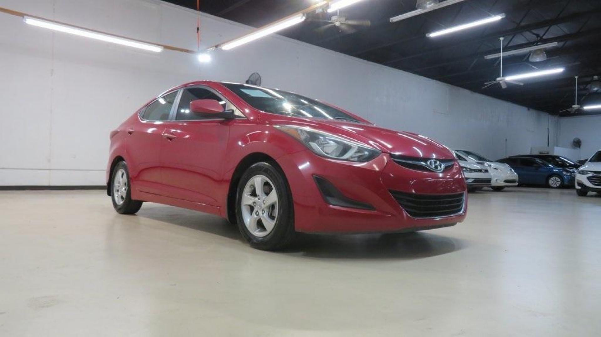 2016 Geranium Red /Gray Hyundai Elantra SE (KMHDH4AE9GU) with an 1.8L 4-Cylinder DOHC 16V Dual CVVT engine, Automatic transmission, located at 15300 Midway Rd., Addison, TX, 75001, (972) 702-0011, 32.958321, -96.838074 - 2016 Hyundai Elantra SE<br>Now Available at Midway Auto Group Addison, Texas<br><br>Smart, efficient, and comfortable, the 2016 Hyundai Elantra SE delivers an outstanding blend of value, reliability, and style. Whether commuting through Addison or heading out on a weekend road trip across Texas, th - Photo#1